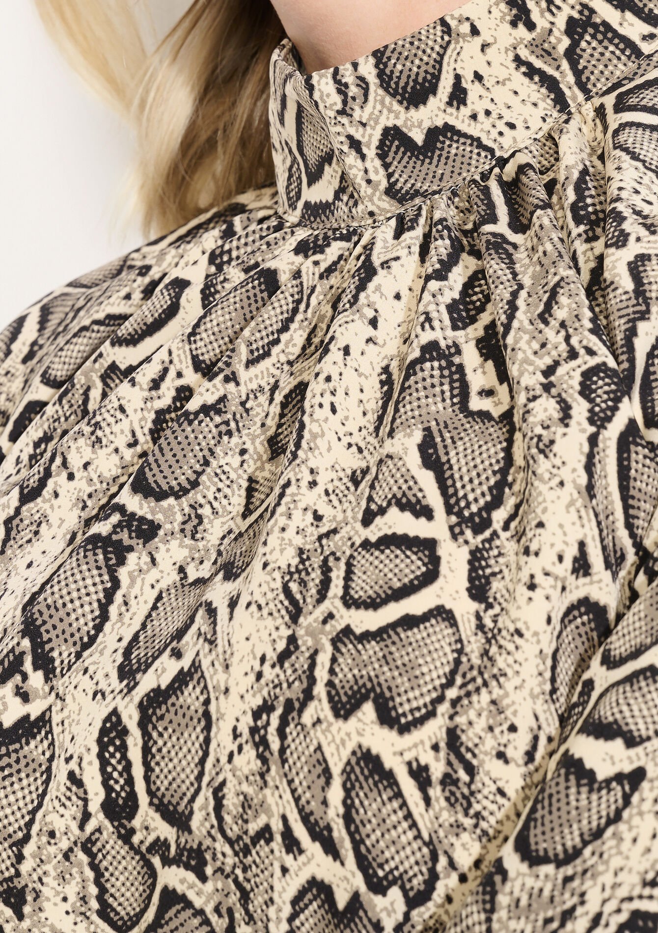 Printed fluid blouse, Printed fluid blouse - LT BEIGE - 05702989_2527