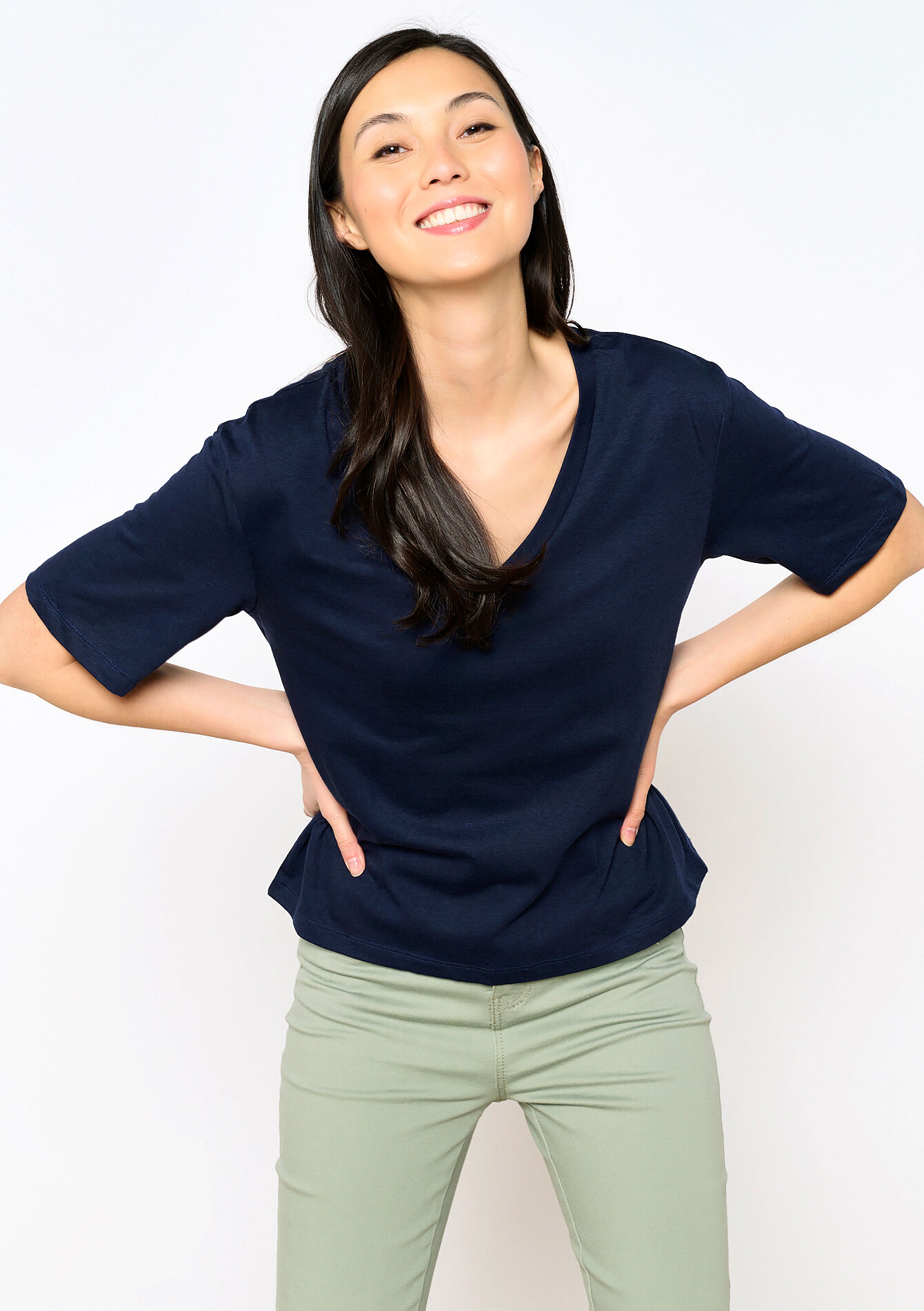 T-shirt basique, T-shirt basique - OPTICAL WHITE - 02301493