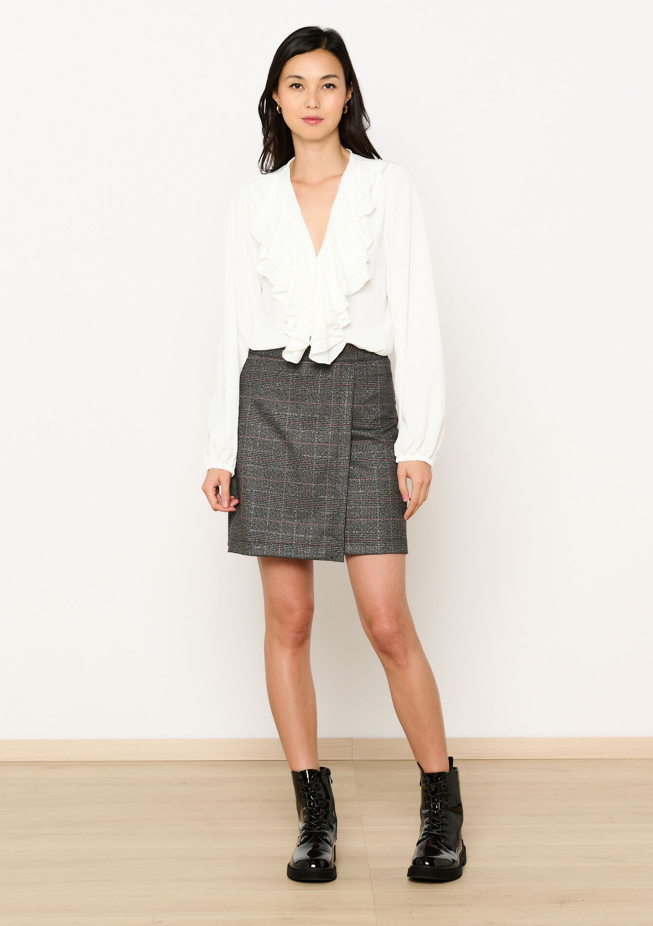 Jupe portefeuille - MED GREY - 1119344