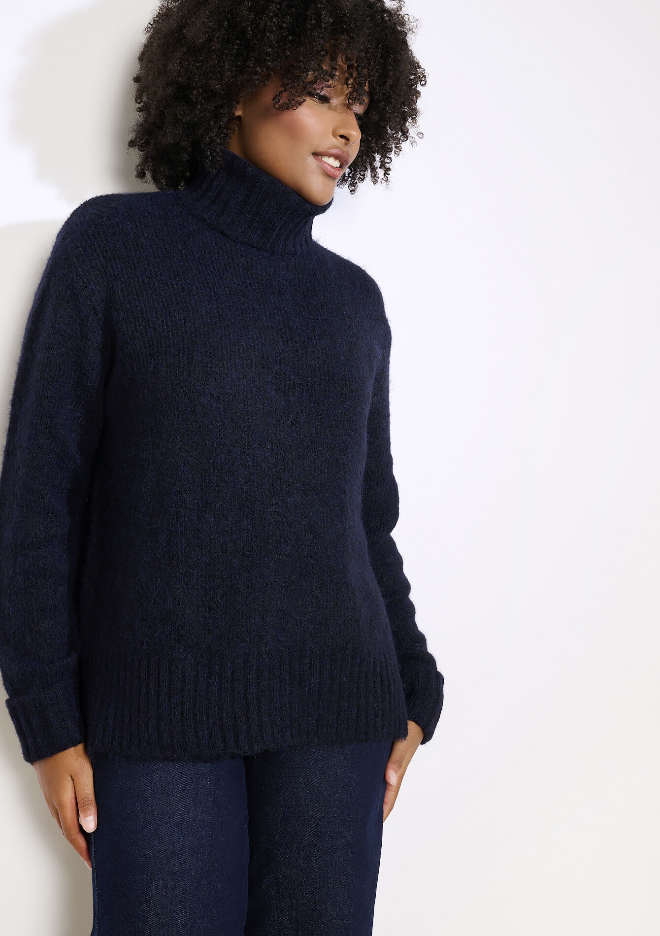 Oversized coltrui, Oversized coltrui - NAVY BASIC - 04101309_2723