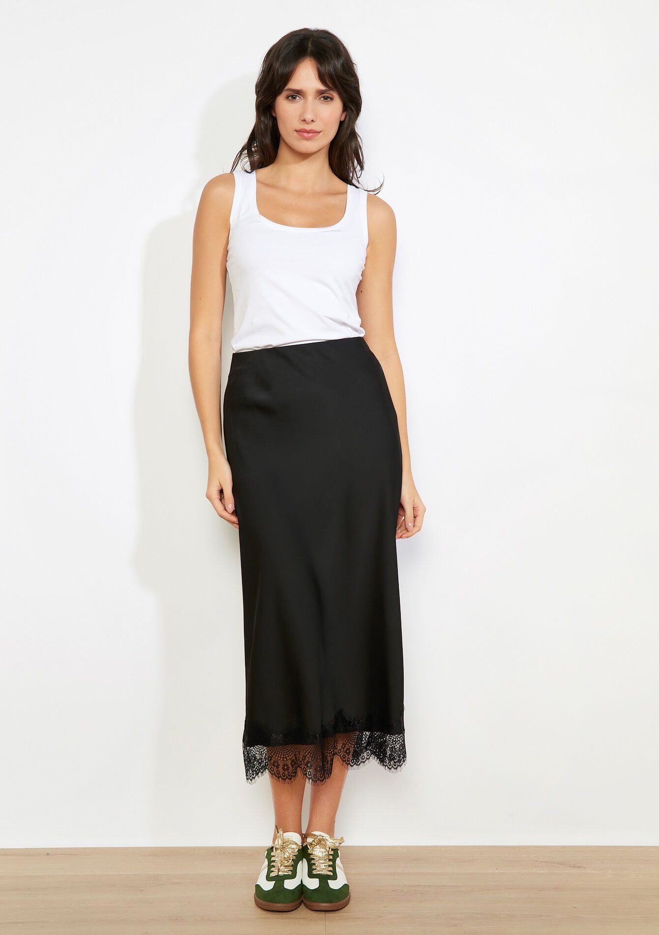 Nauwsluitende top, , back