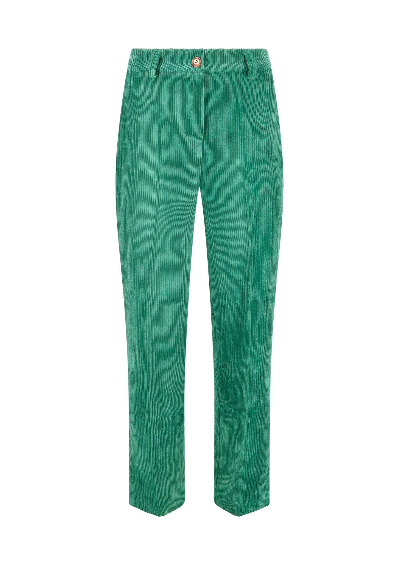 Corduroy broek, Corduroy broek - GREEN EMERALD - 06100557_4511