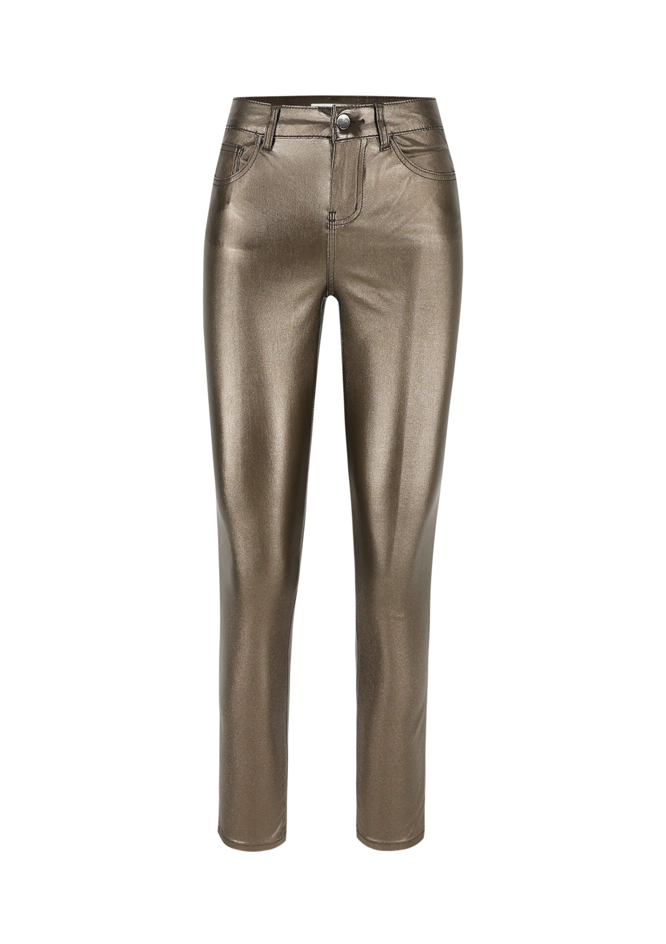Metallic broek, Metallic broek - COPPER - 06004532_6301