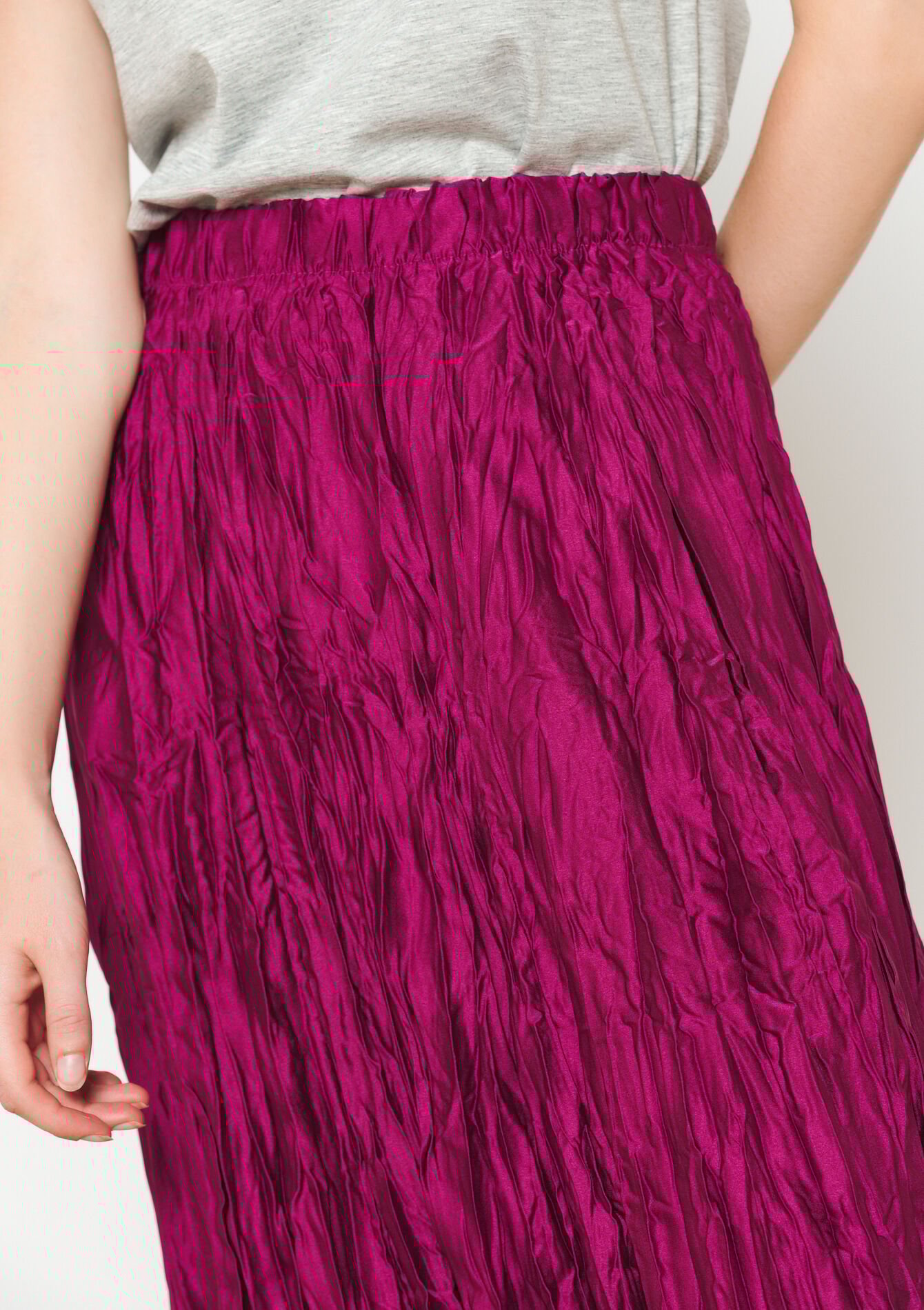 Satijnen maxirok - PURPLE - 07101257_5902