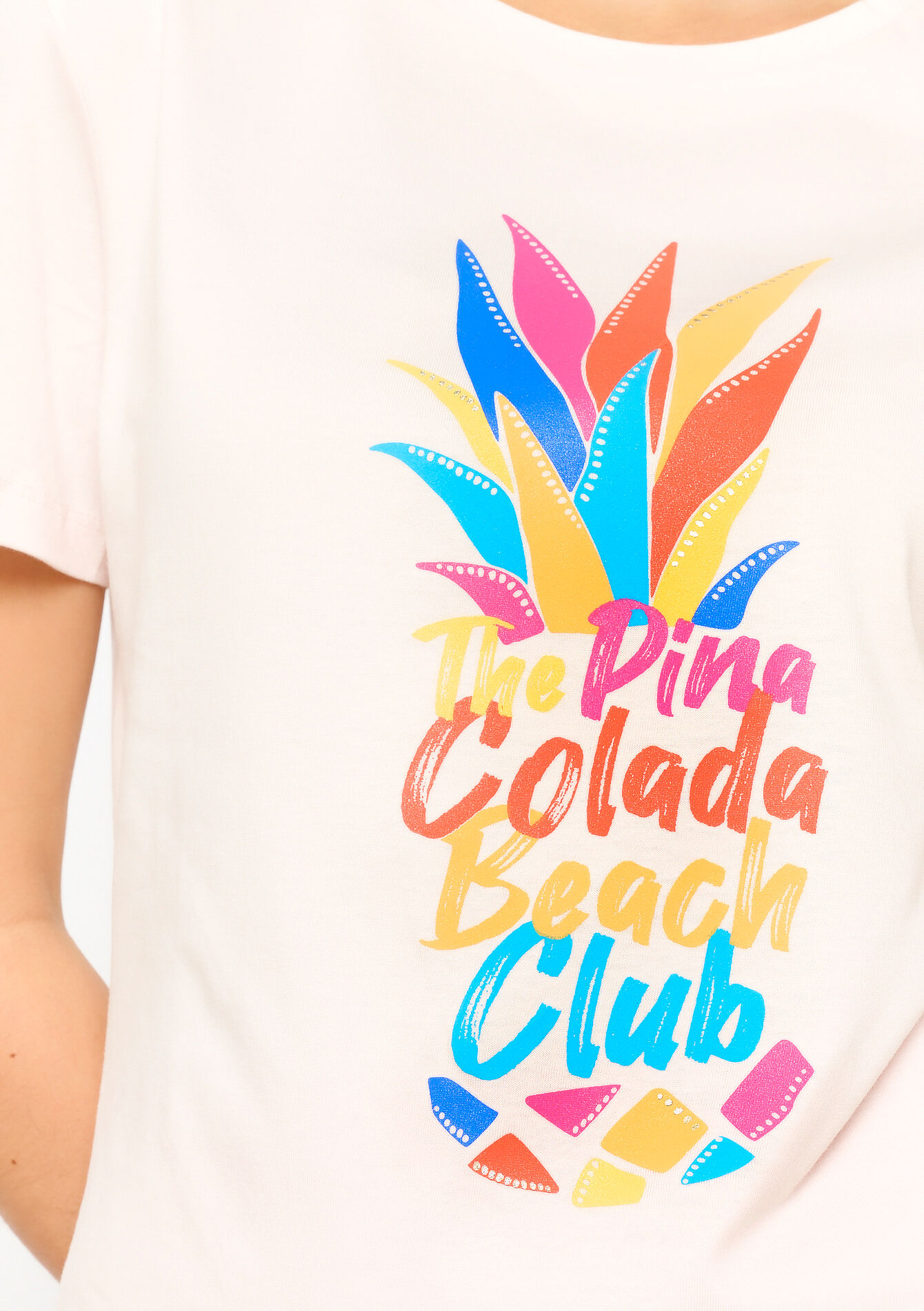 T-shirt met artwork, T-shirt met artwork - LIGHT PINK - 02301522_1303