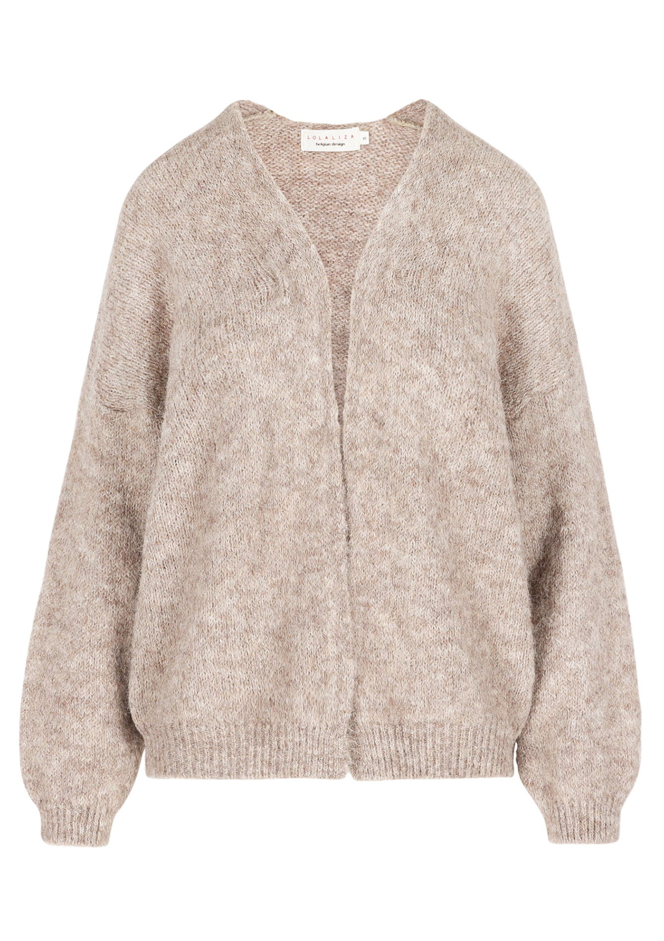 Open knit cardigan, Open knit cardigan - TAUPE - 04101387_1021
