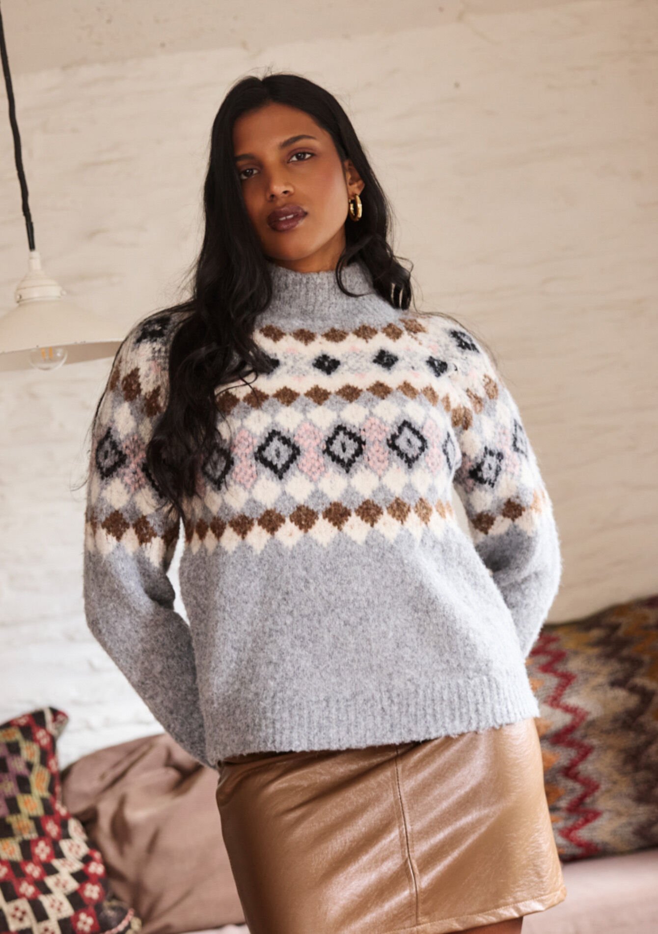 Korte vinylrok, Korte vinylrok - CAMEL GINGER - 07101406_3831