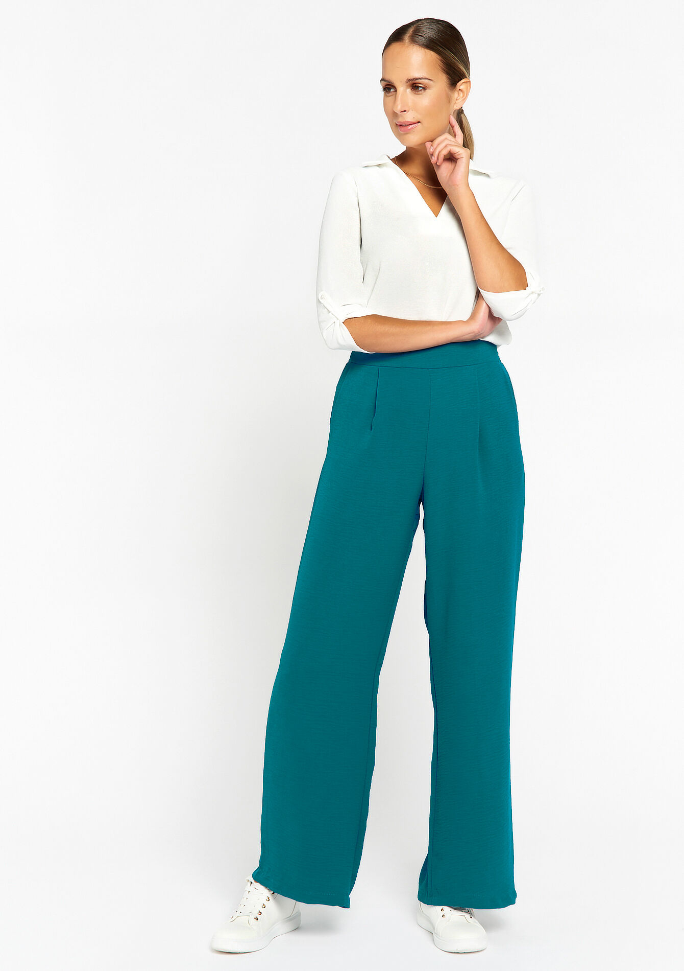 Wide trousers, Wide trousers - BLUE DUCK - 06600773_2922