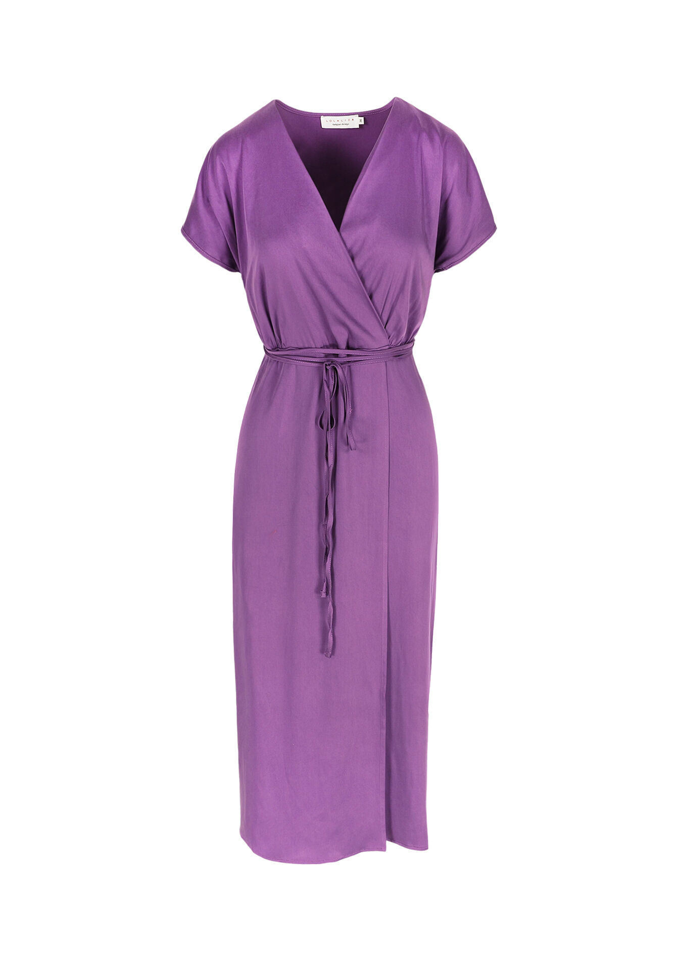 Midi-jurk met overslag - VIOLINE - 08104029_2576