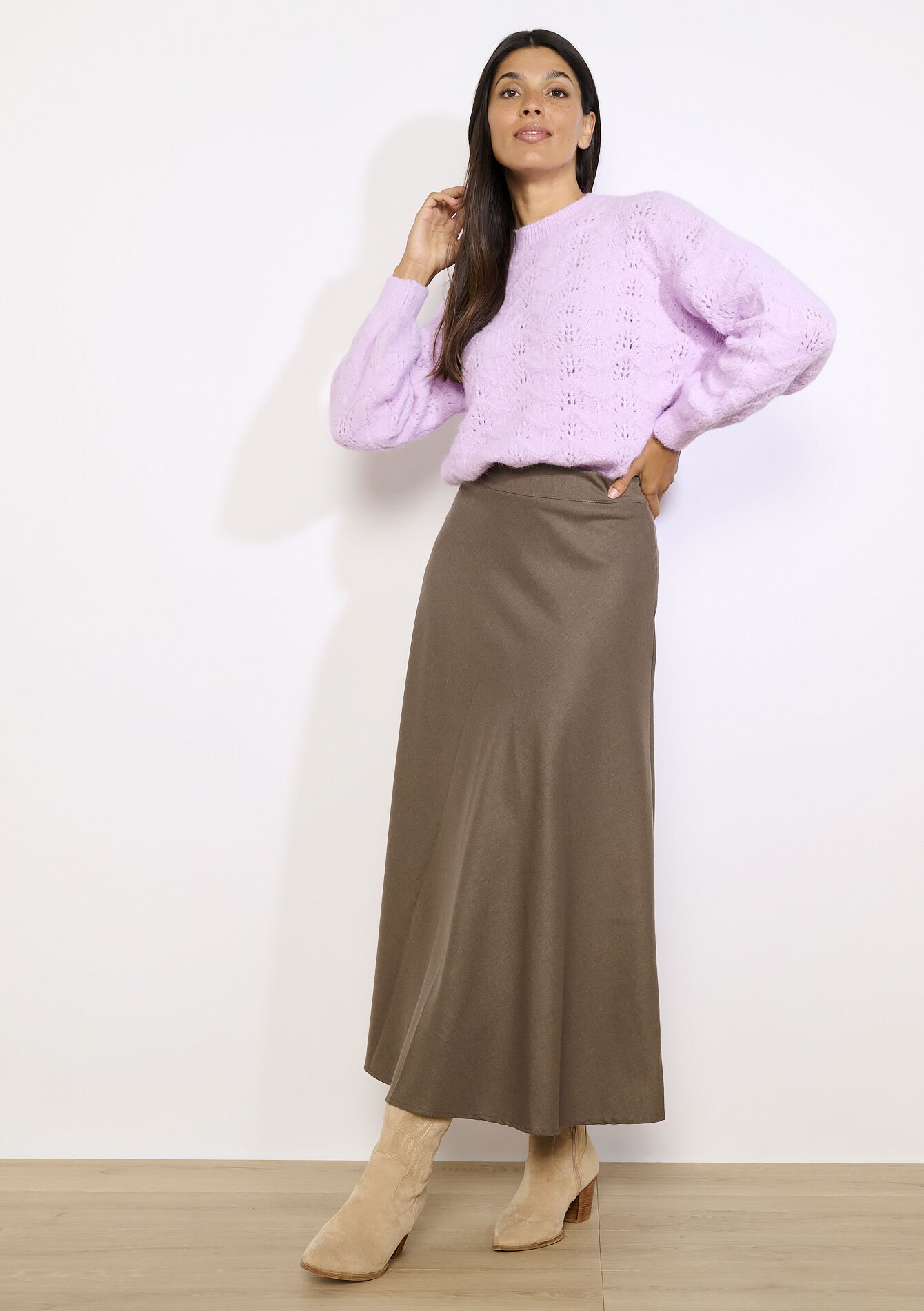 Flanellen maxirok, Flanellen maxirok, , back