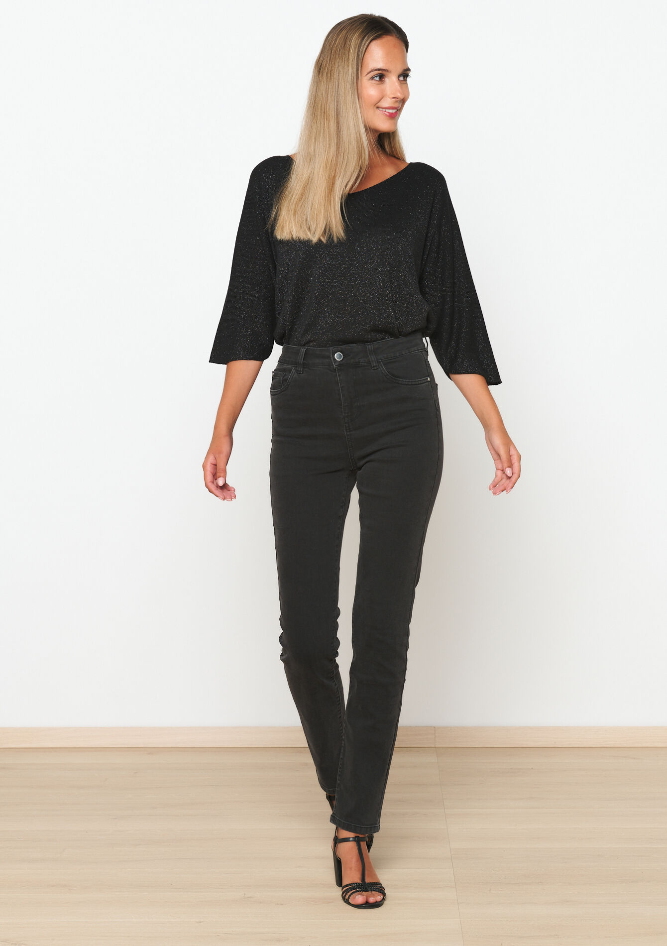 Jean coupe slim, Jean coupe slim - DARK GREY - 22000530_0513