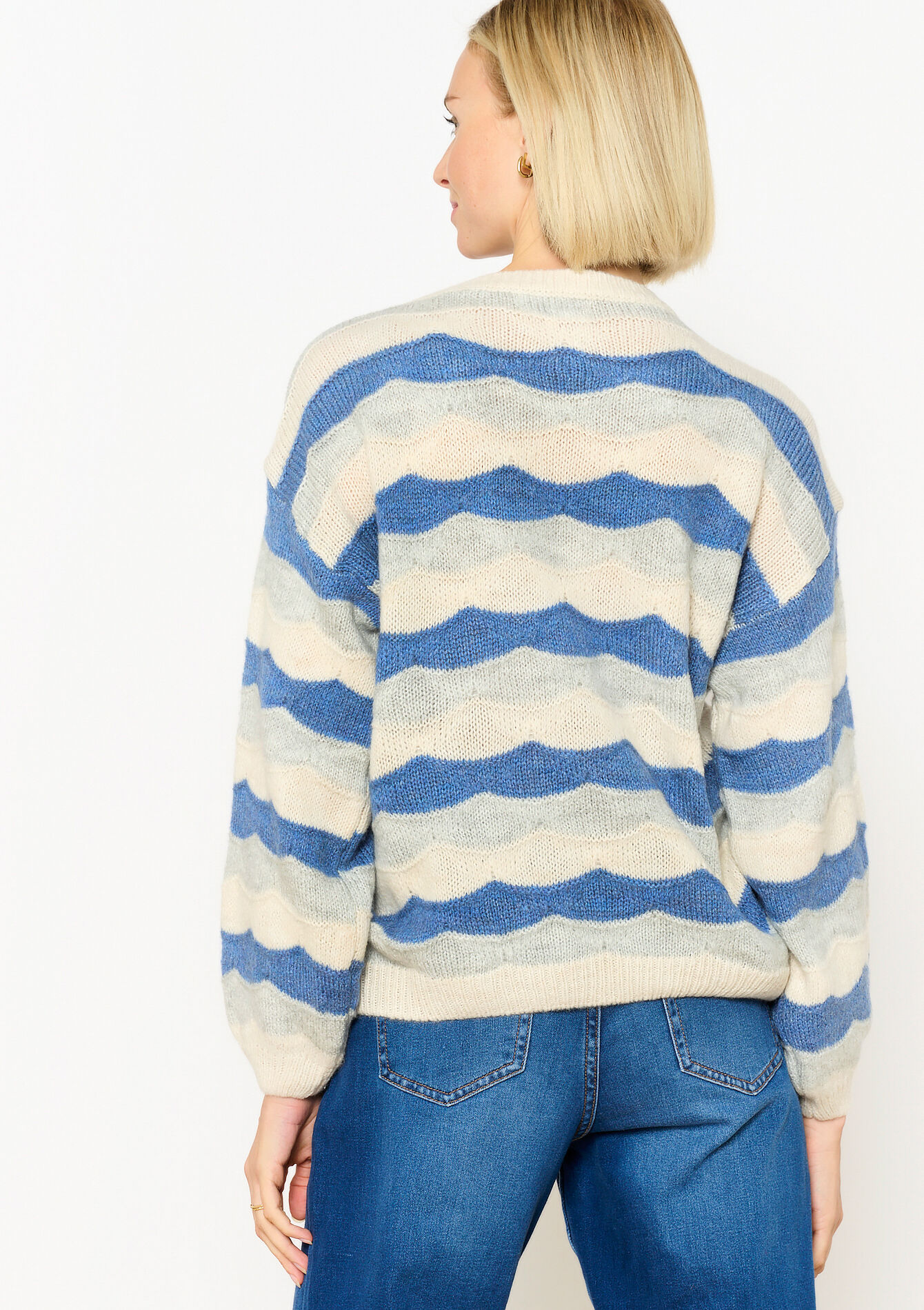 Trui met colourblock - BLUE DENIM - 04006764_1638