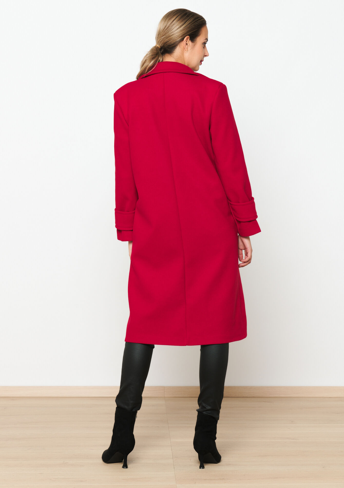 Manteau long ample, Manteau long ample - RED PAPRIKA - 23000631_1293