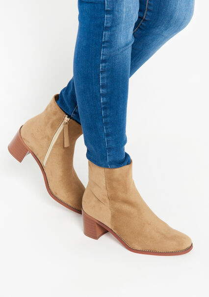 Suede boots - LIGHT TAUPE - 13100197_2572