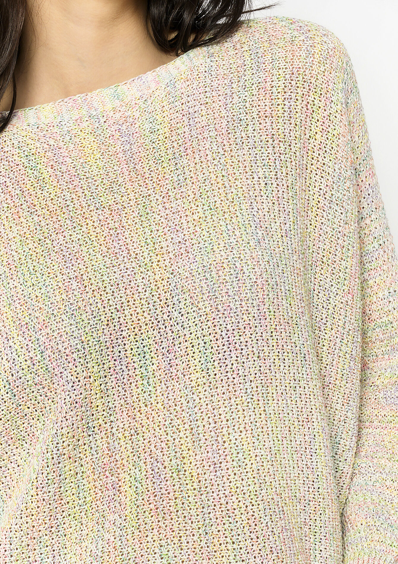 Pull doux texturé - MULTICOLOR - 04006942_1000
