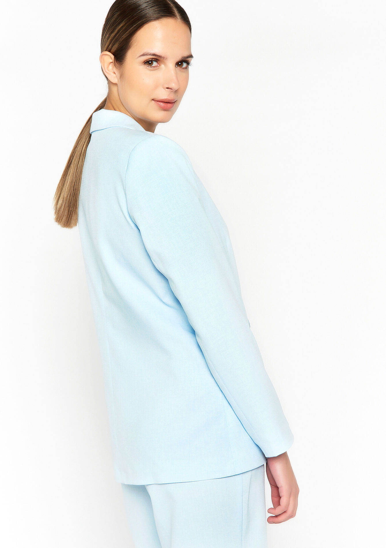 Suiting blazer - BLUE PASTEL - 09100776_3003