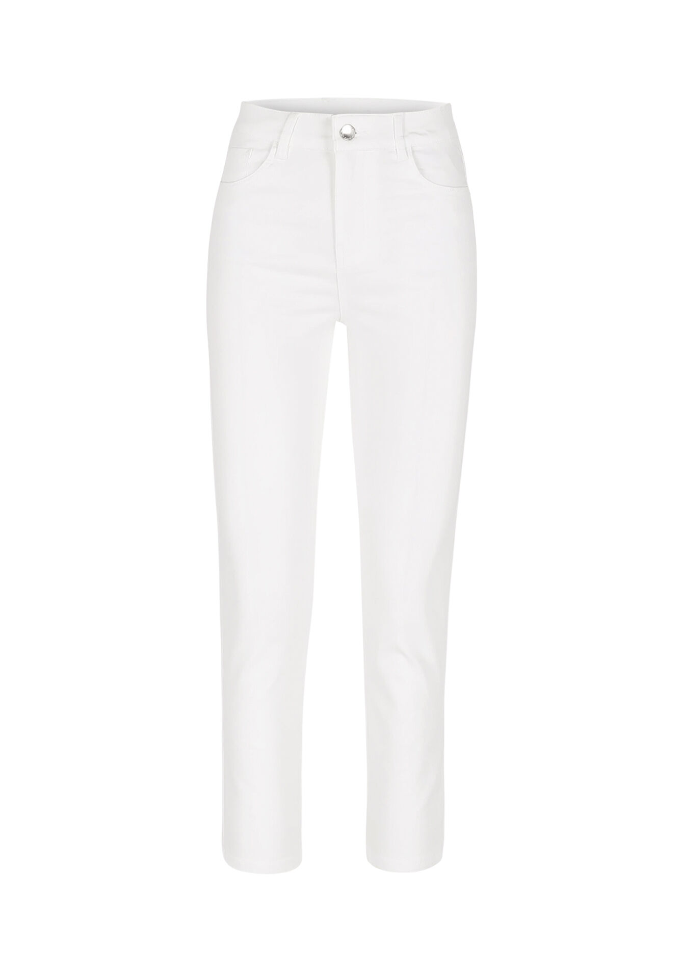 Slim enkellange broek, Slim enkellange broek - OPTICAL WHITE - 06004656_1019