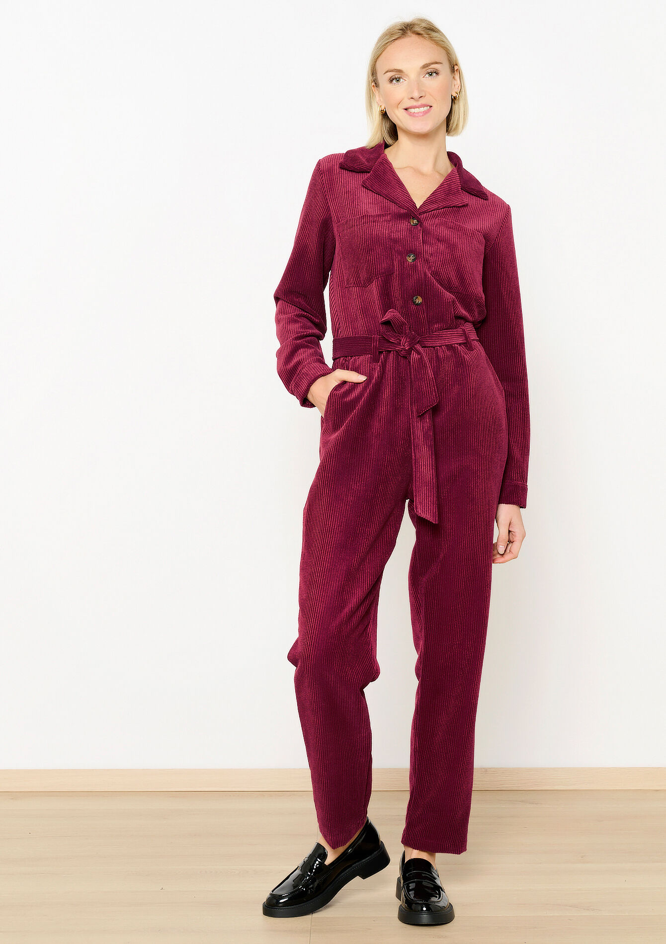 Combinaison en velours côtelé, Combinaison en velours côtelé - BORDEAUX WINE - 06004563_5514