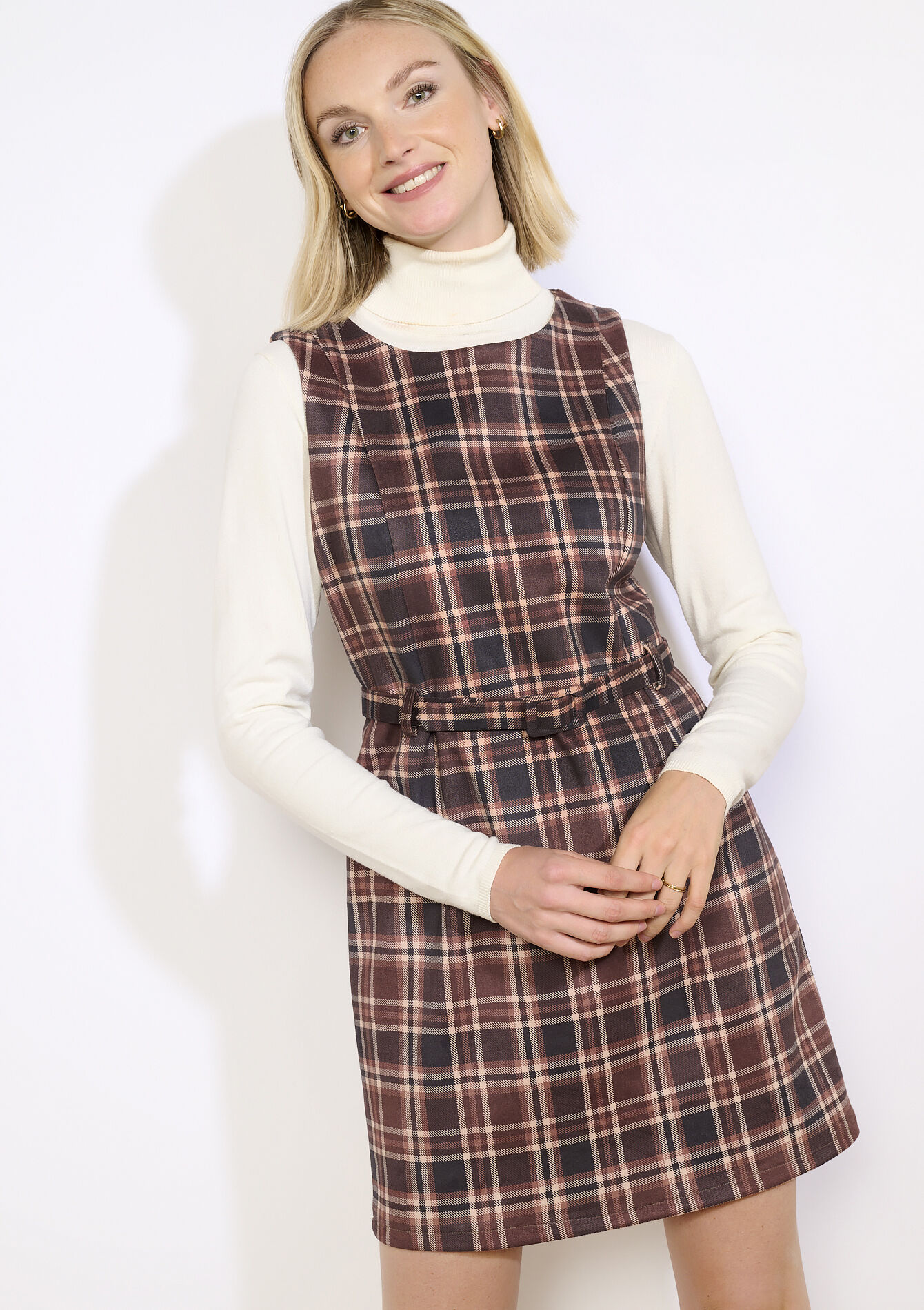 Robe courte sans manches, Robe courte sans manches - BLACK - 08104408_1119