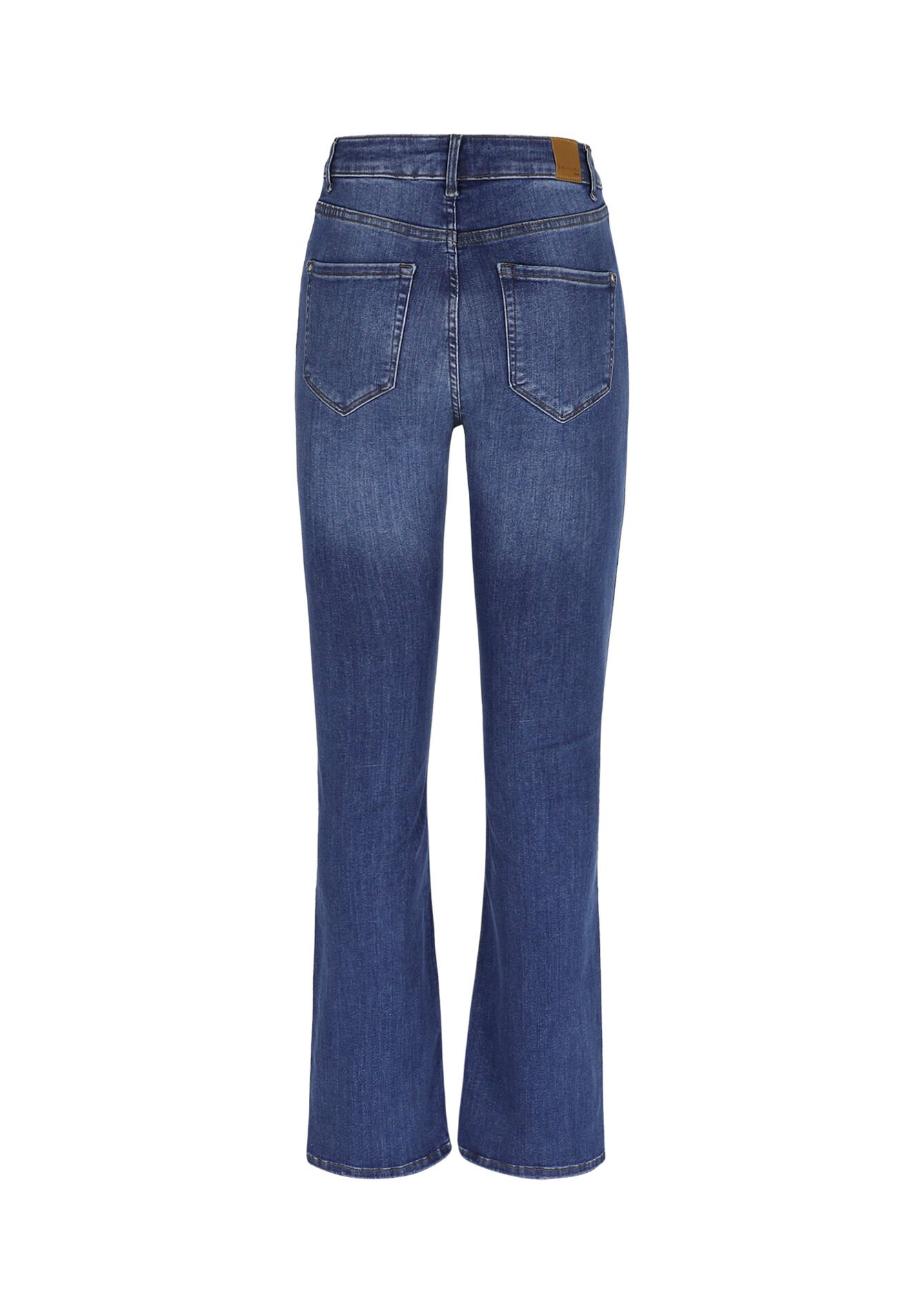 High waist bootcut jeans, High waist bootcut jeans - MEDIUM BLUE - 22000595_0500