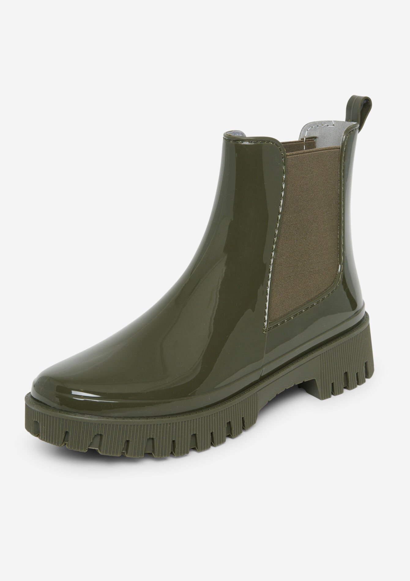 Bottines de pluie chic, Bottines de pluie chic - KHAKI MED - 13100296_4327