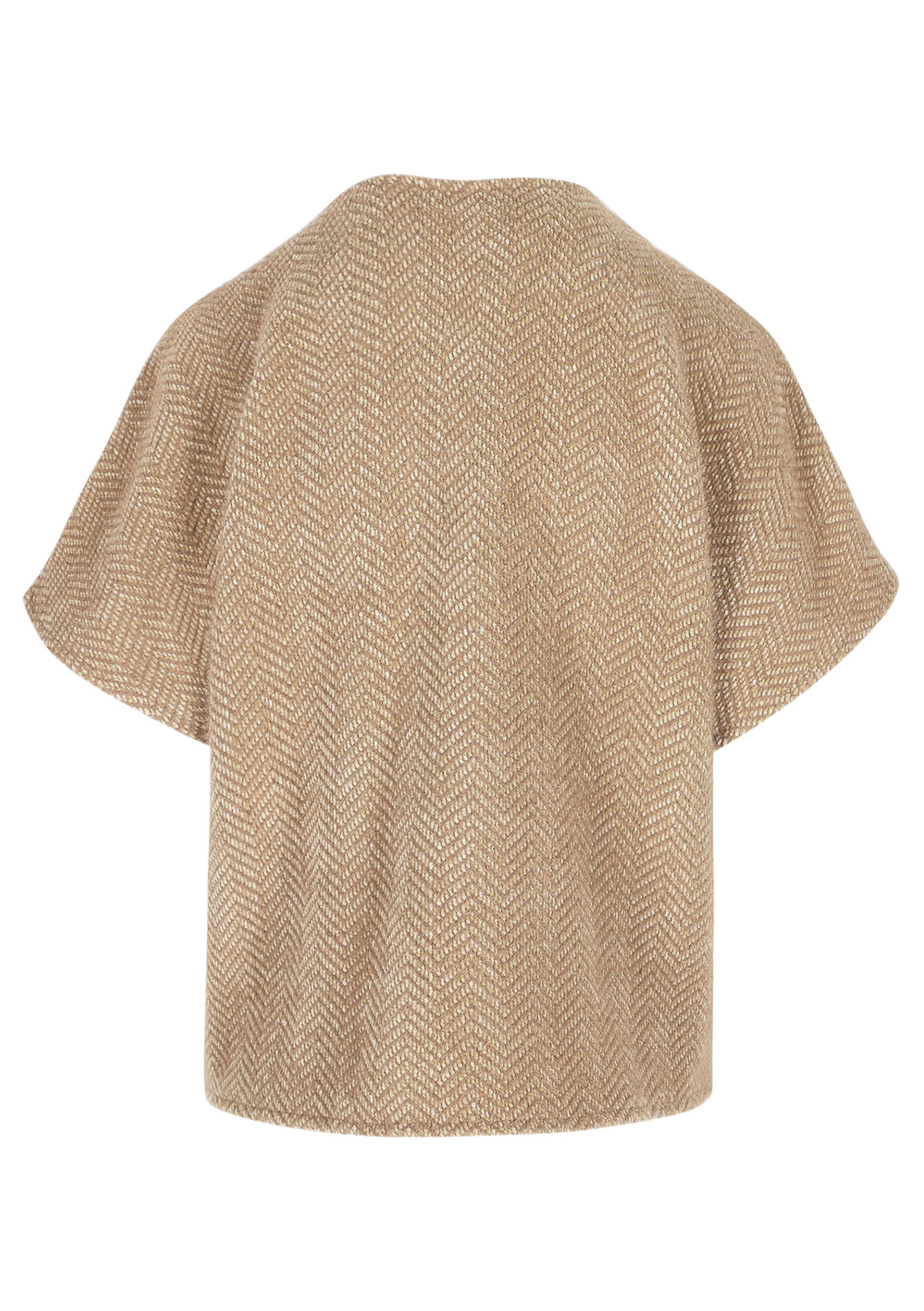 Gebreide vest met knopen, Gebreide vest met knopen - LIGHT CAMEL - 09101092_3814