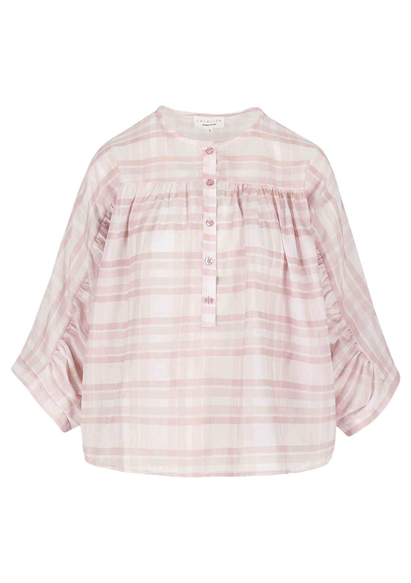 Losvallende tuniekblouse - LIGHT PINK - 05703058_1303