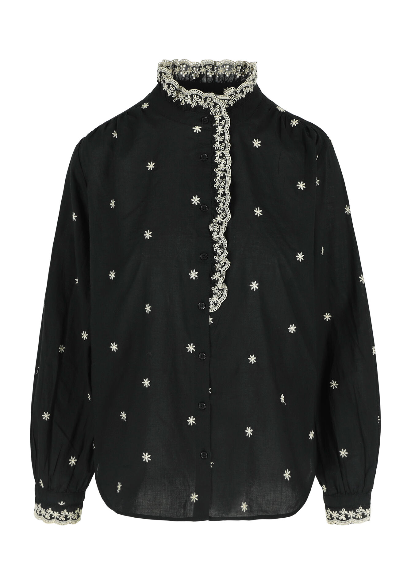 Hemd met borduursel - BLACK - 05702604_1119