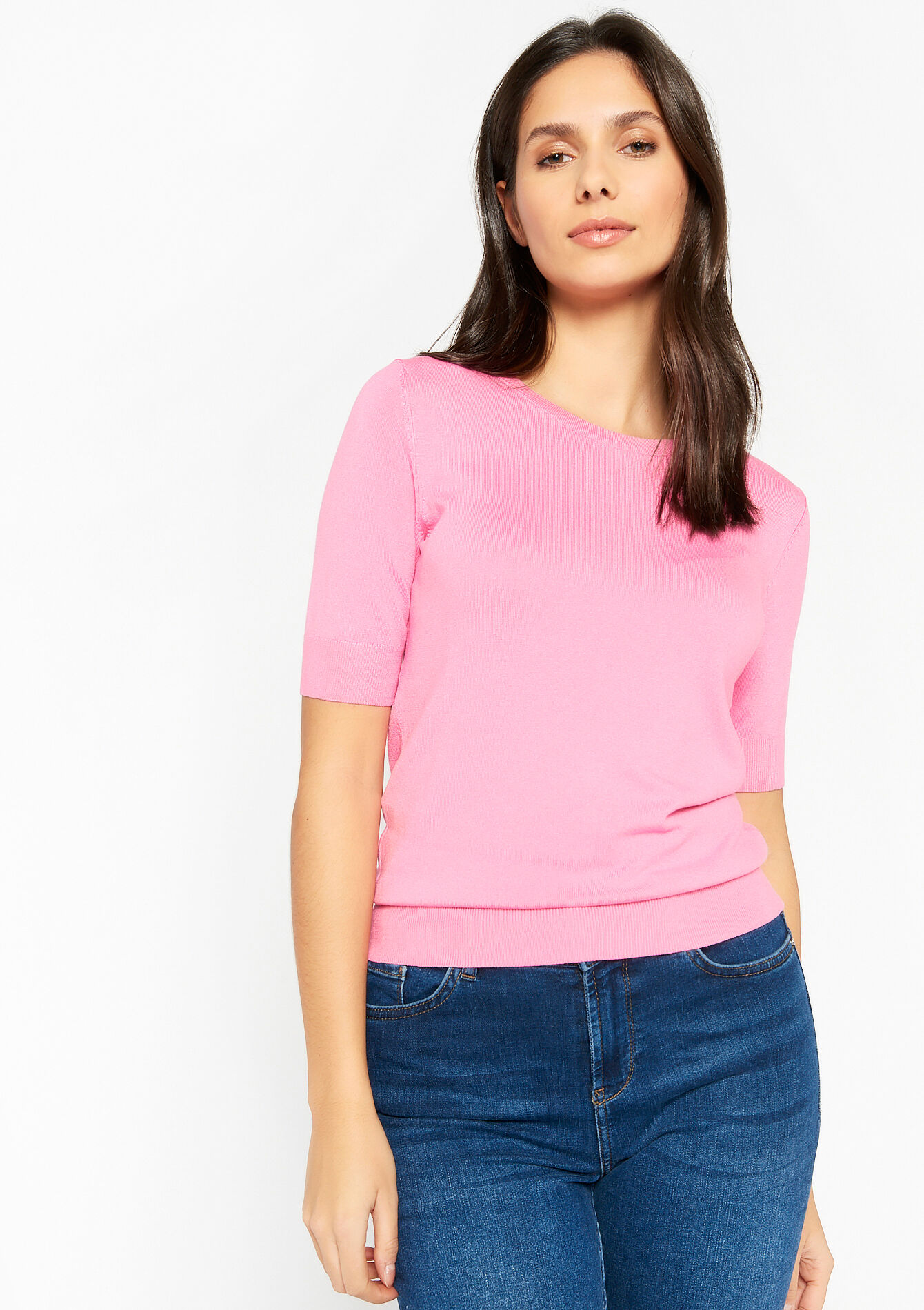 Trui met korte mouwen, Trui met korte mouwen - PINK BUBBLEGUM - 04005930_1477