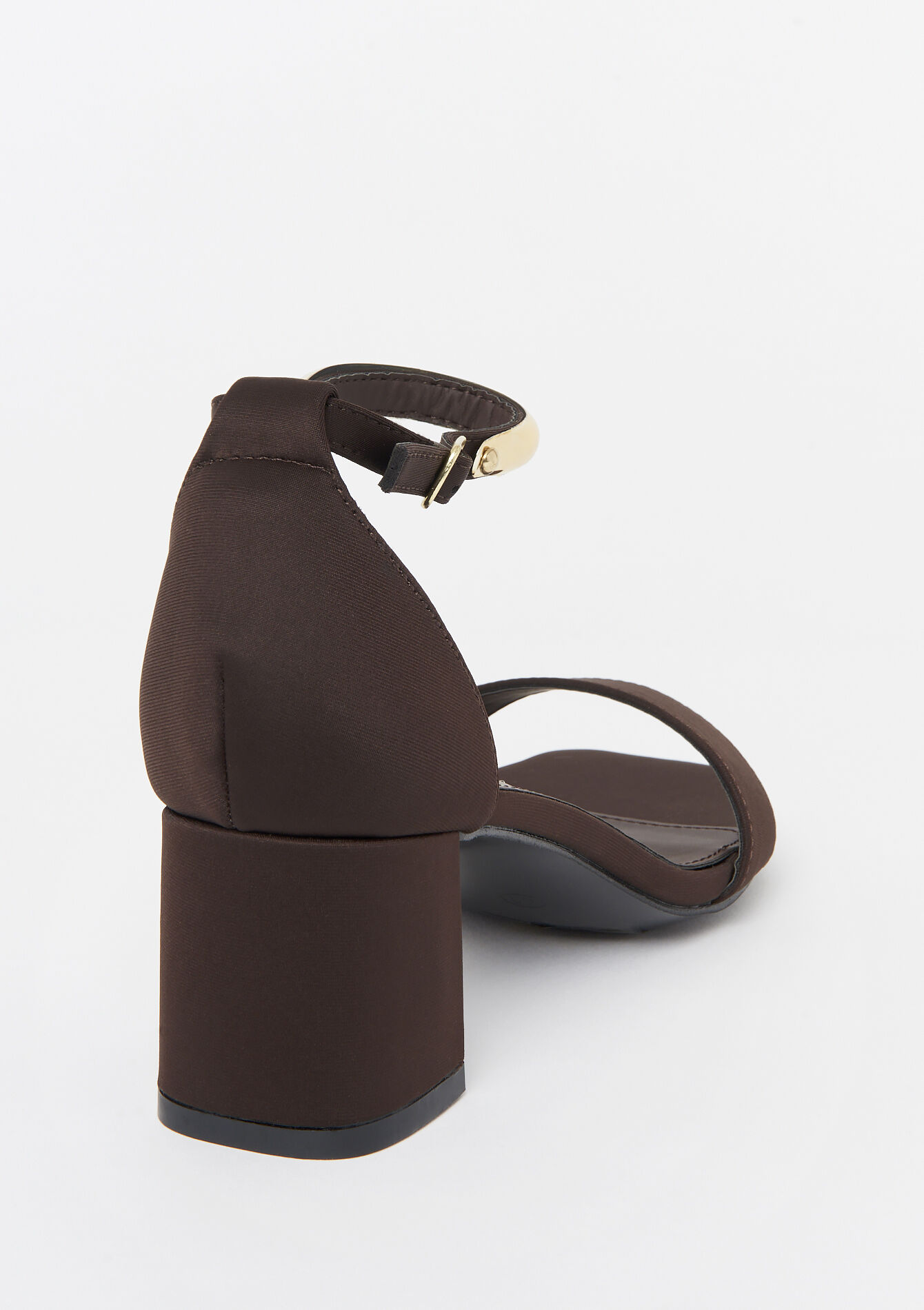 Sandalen met gouden bandje - BROWN COFFEE - 13000847_3717