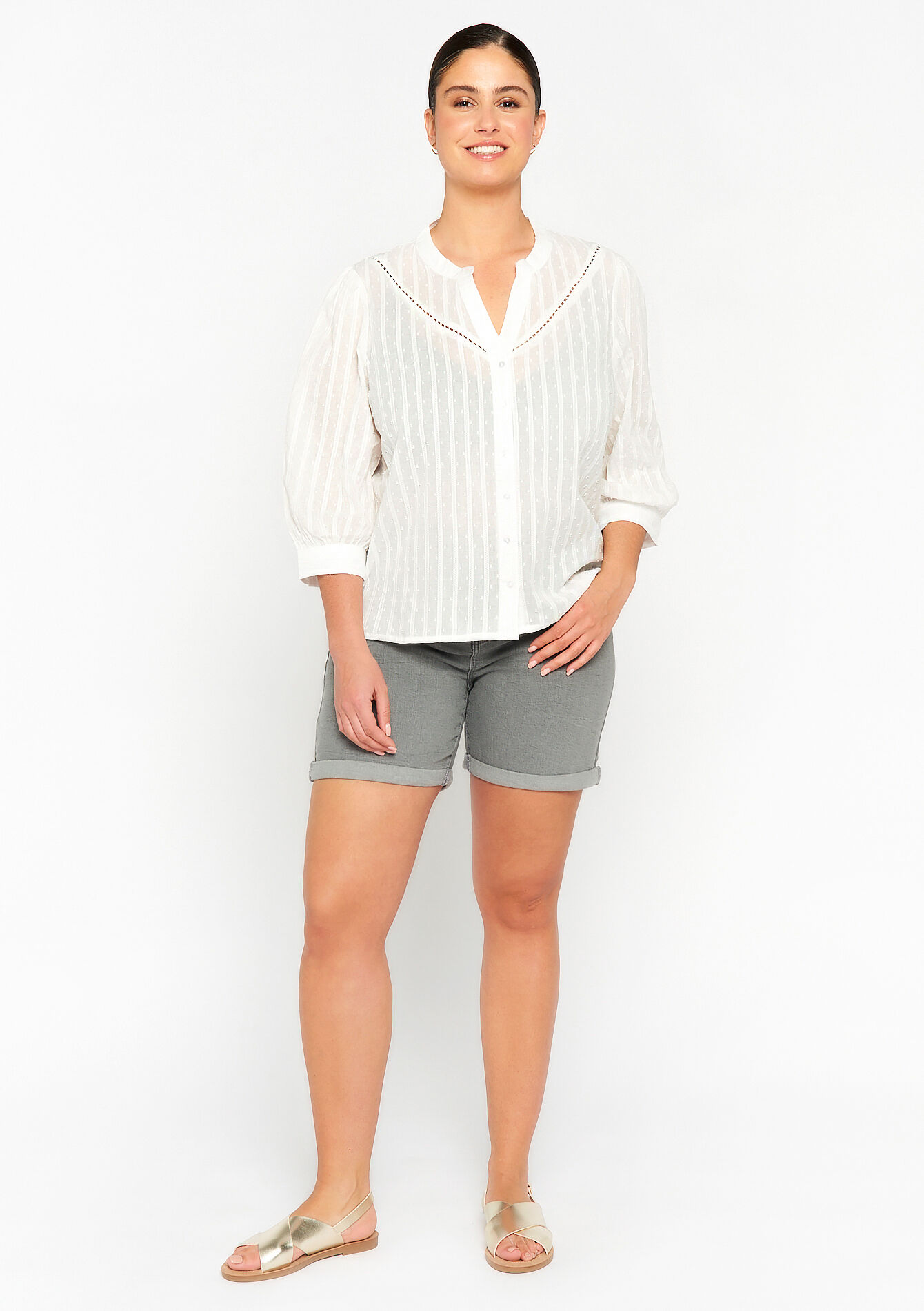 Cotton shirt, Cotton shirt - OPTICAL WHITE - 1062841