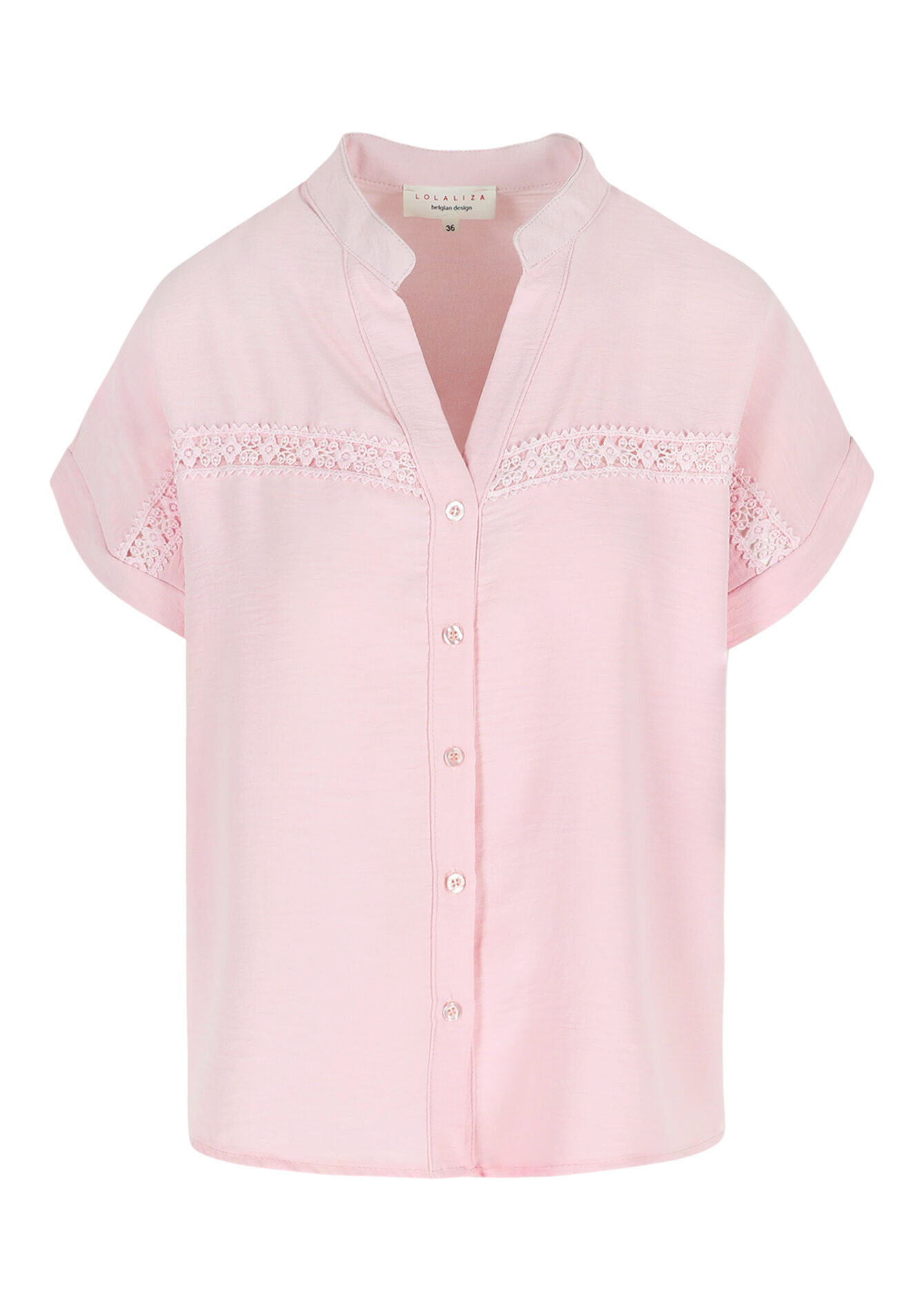 Geborduurde soepele blouse, Geborduurde soepele blouse - LIGHT PINK - 05702779_1303