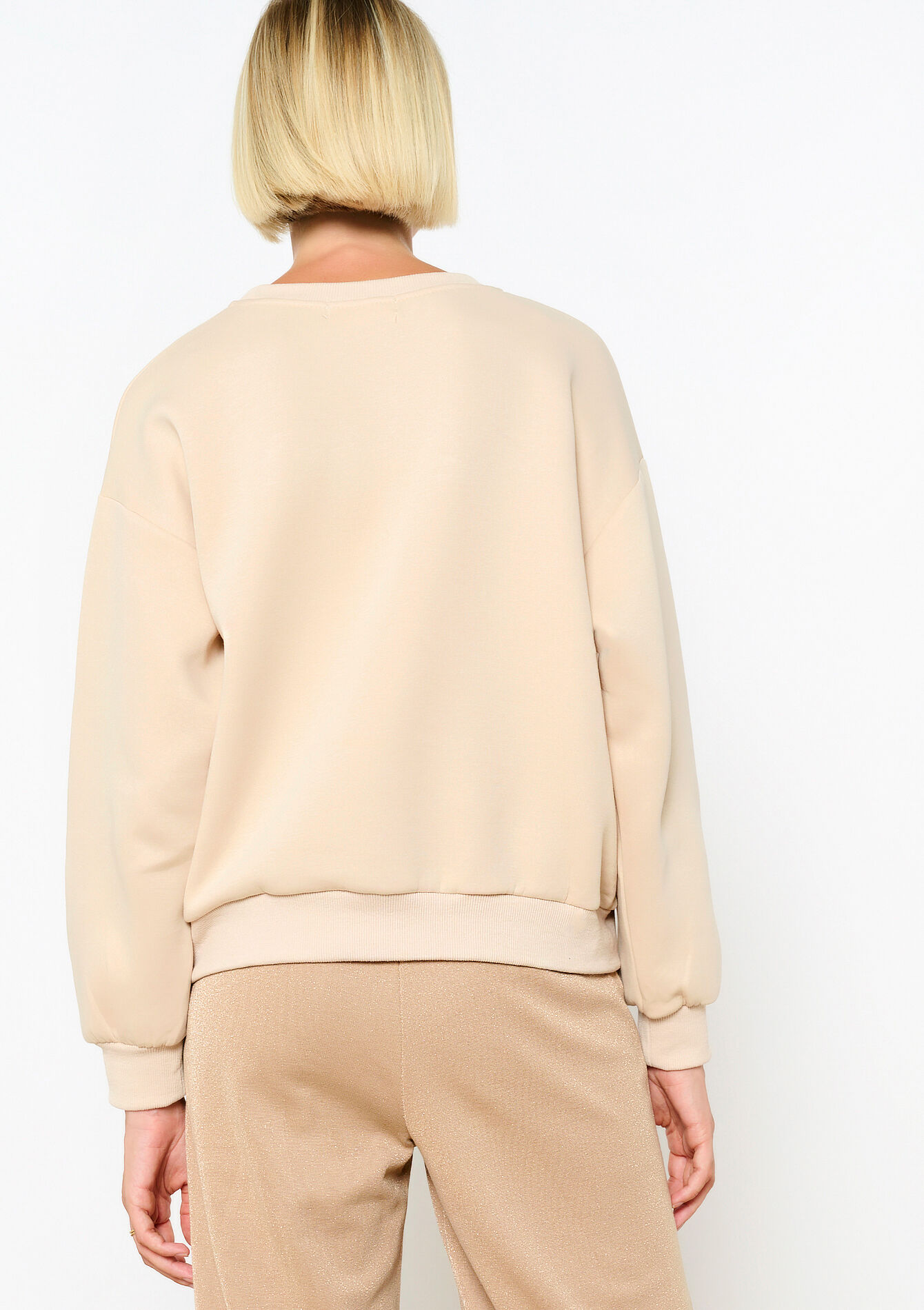 Oversized sweater, Oversized sweater - BEIGE ASH - 03001724_1904