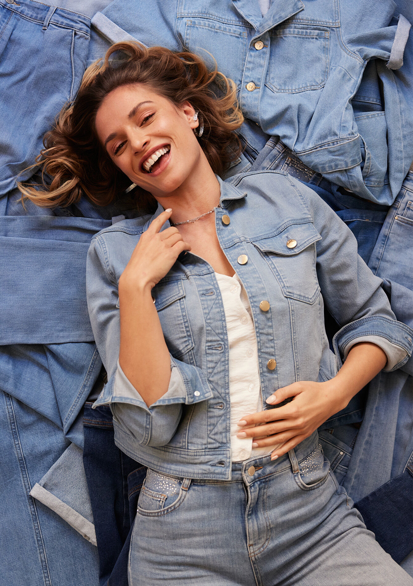 Denim jas - LIGHT BLUE JEANS - 09100866_91