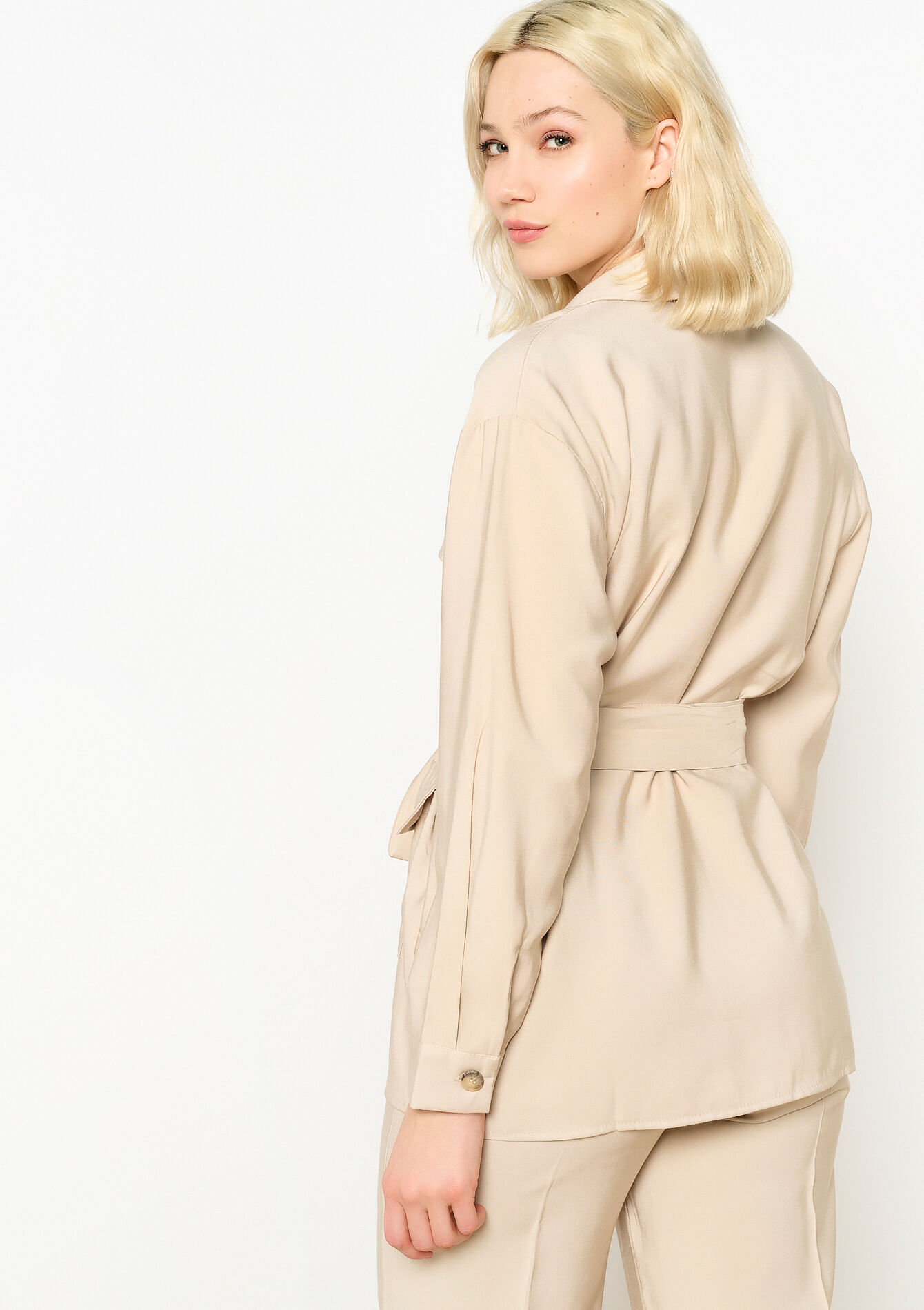 Jasje met grote zakken, Jasje met grote zakken - LT BEIGE - 09100922_2527