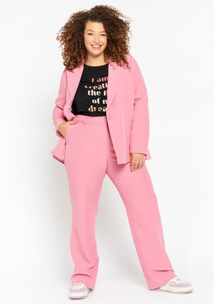 Suiting trousers - COSMETIC PINK - 06100545_5733