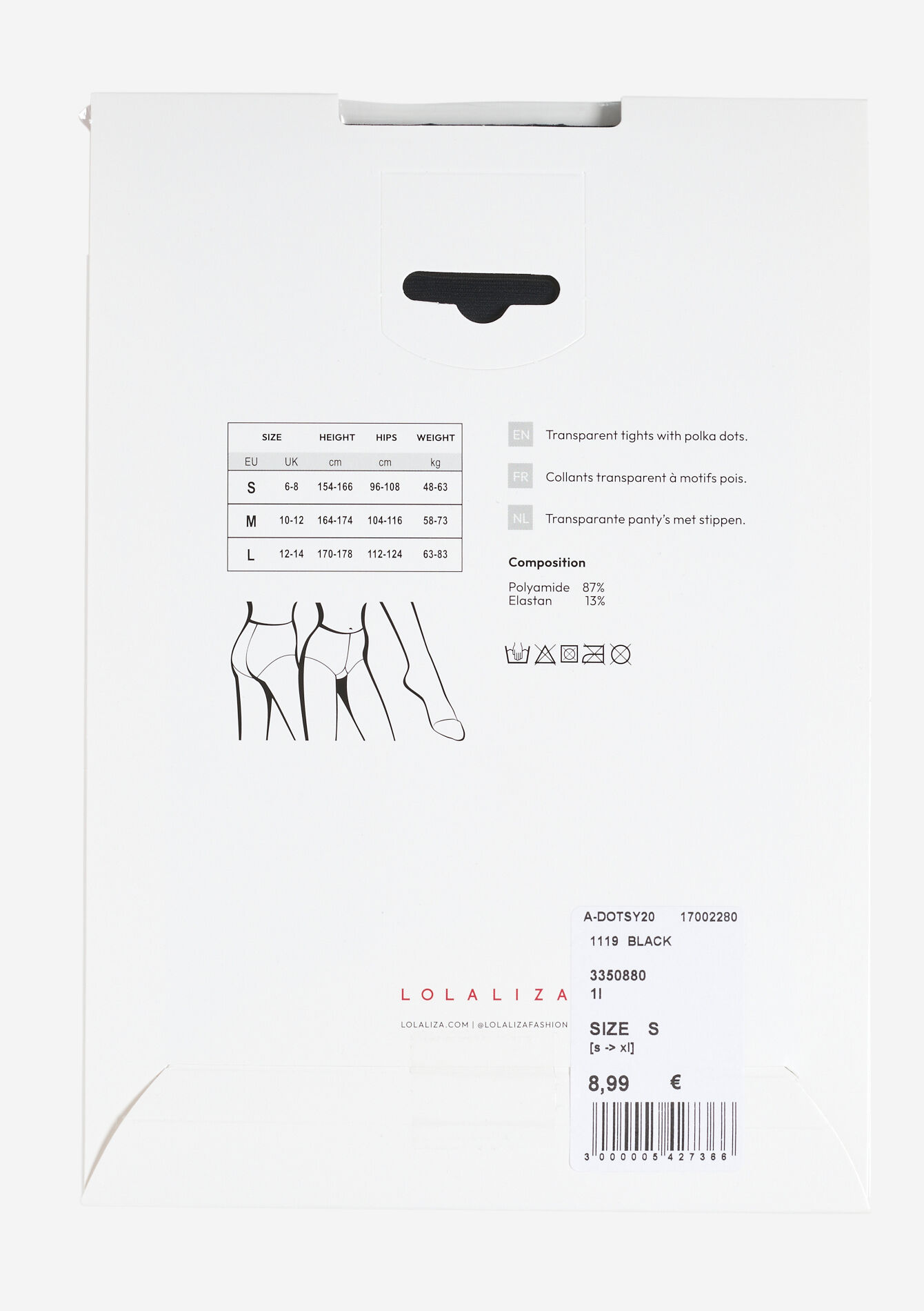 Stippenpanty 20 denier, Stippenpanty 20 denier - BLACK - 17002280_1119