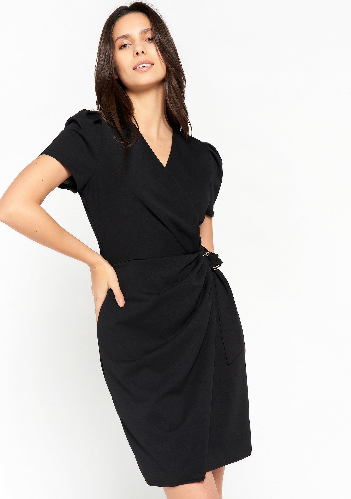 Korte wikkeljurk, Korte wikkeljurk - BLACK - 08103189_1119