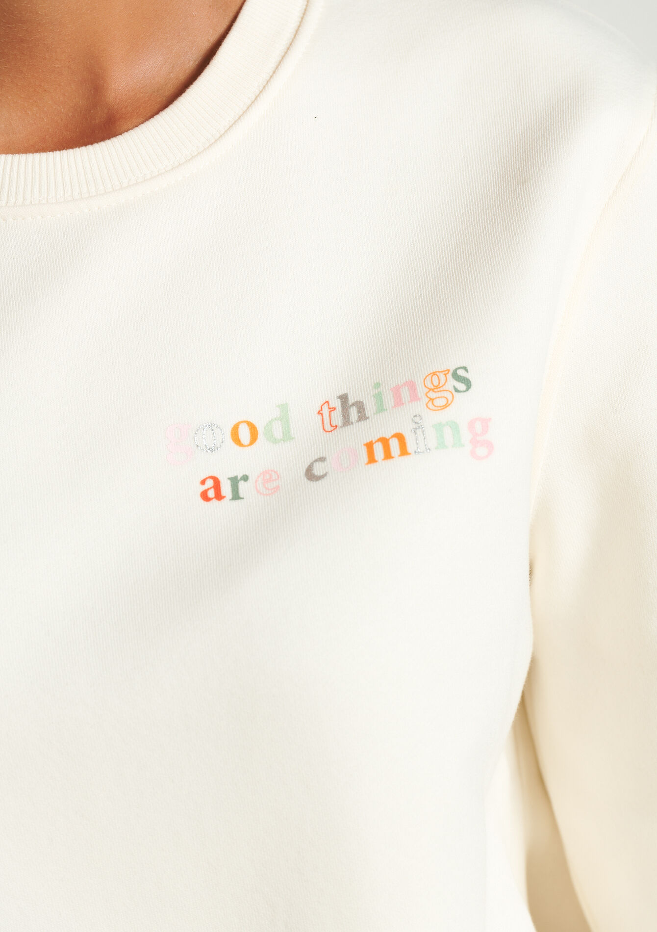 Pull avec imprimé, Pull avec imprimé - VANILLA WHITE - 03001717_1013