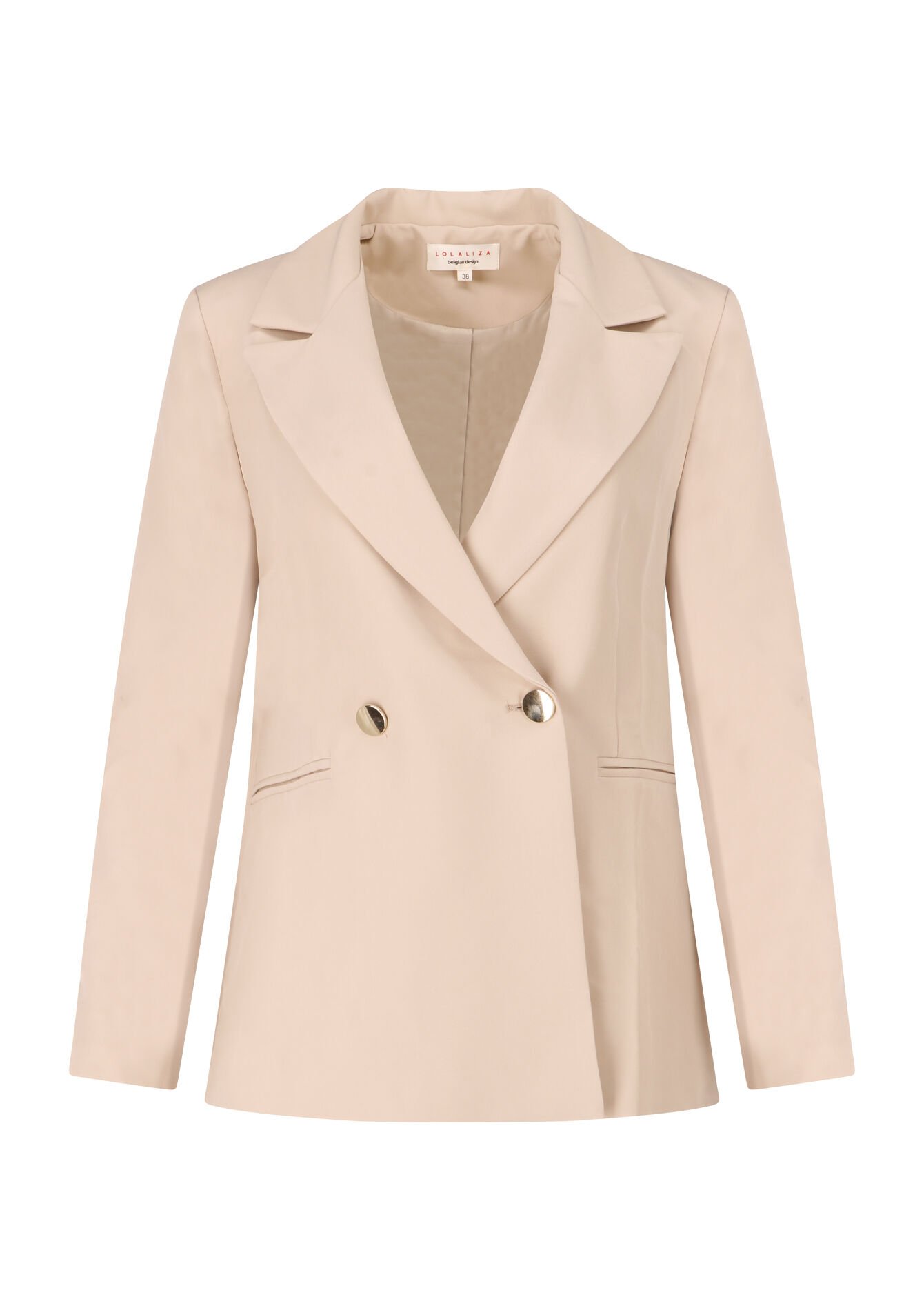 Suiting blazer - BEIGE MILK - 09100769_4012