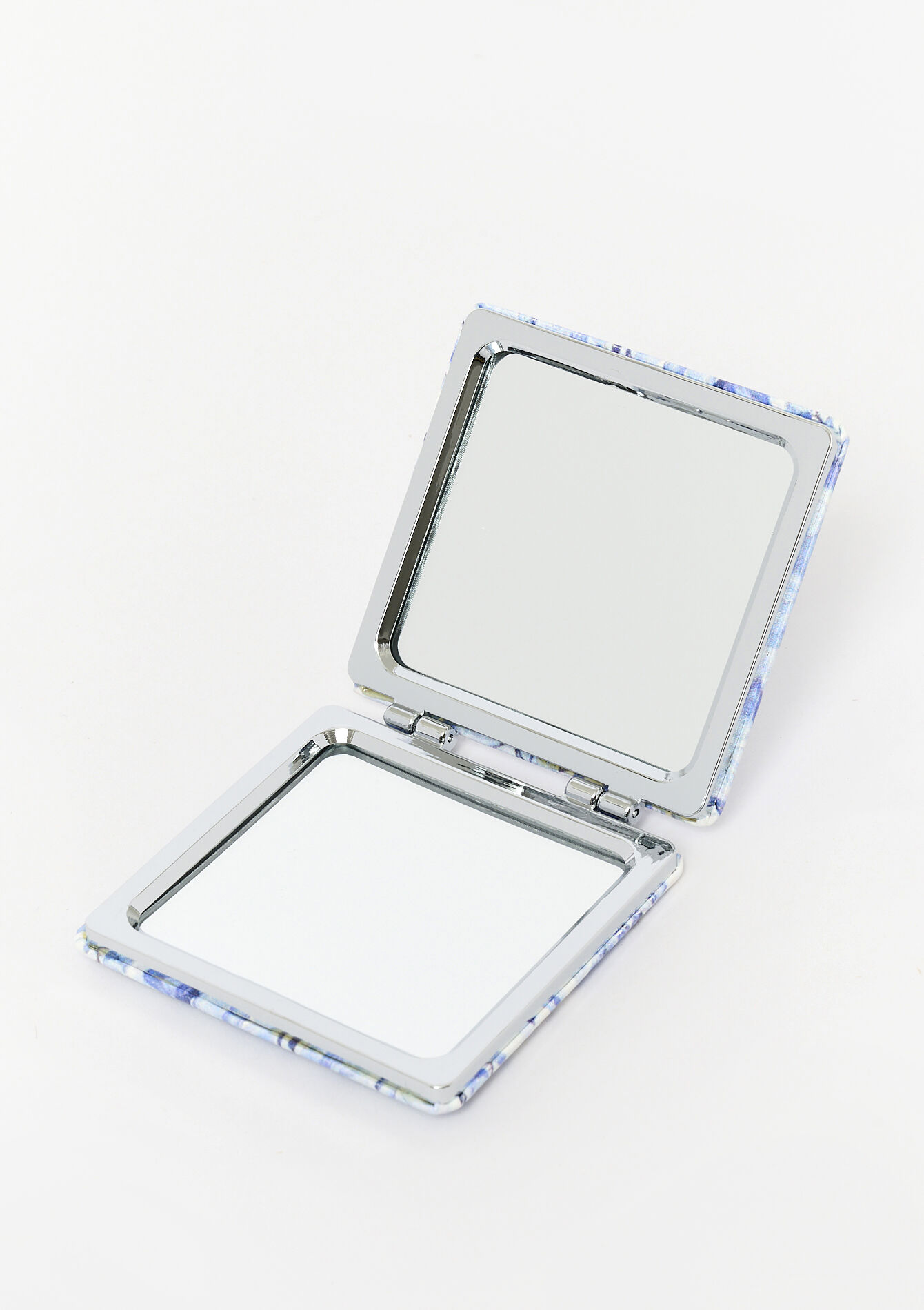 Floral compact mirror, Floral compact mirror - BLUE PASTEL - 17002160_3003