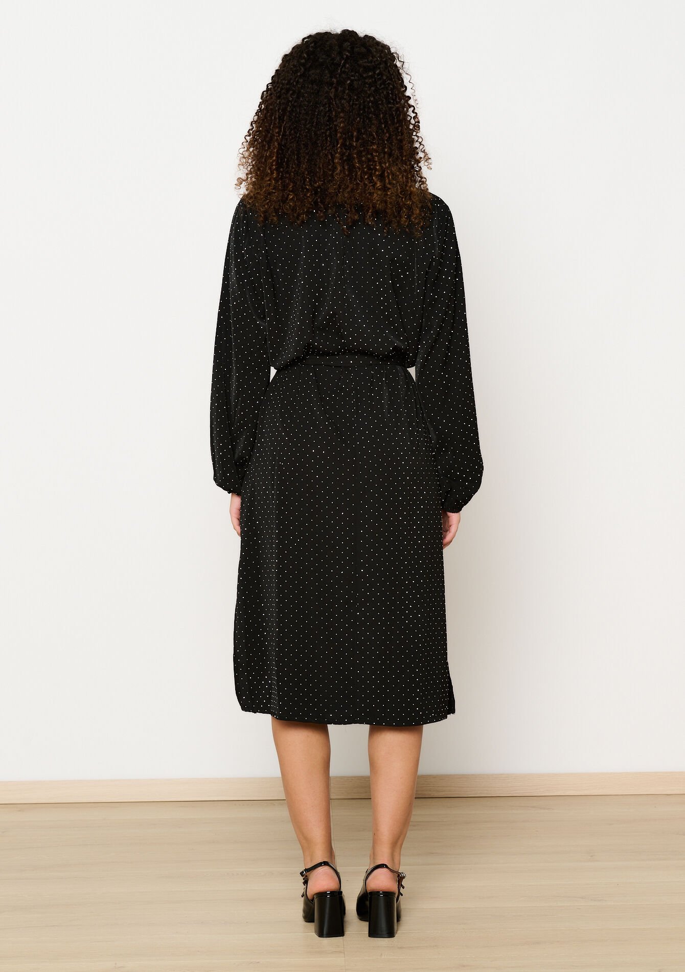 Hemdjurk met strass, Hemdjurk met strass - BLACK - 08103925_1119