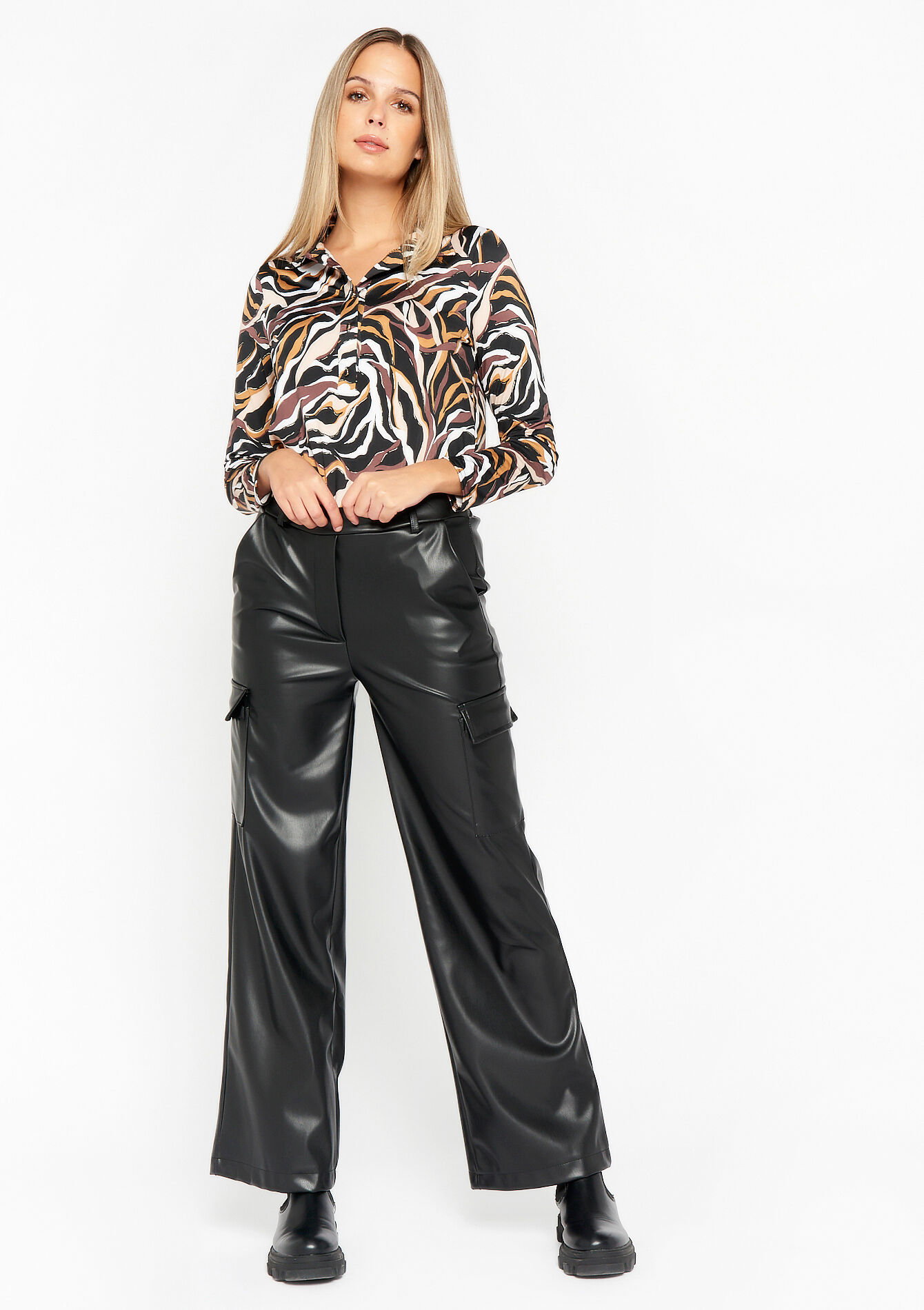 Shirt with print - BLACK - 02400237_1119