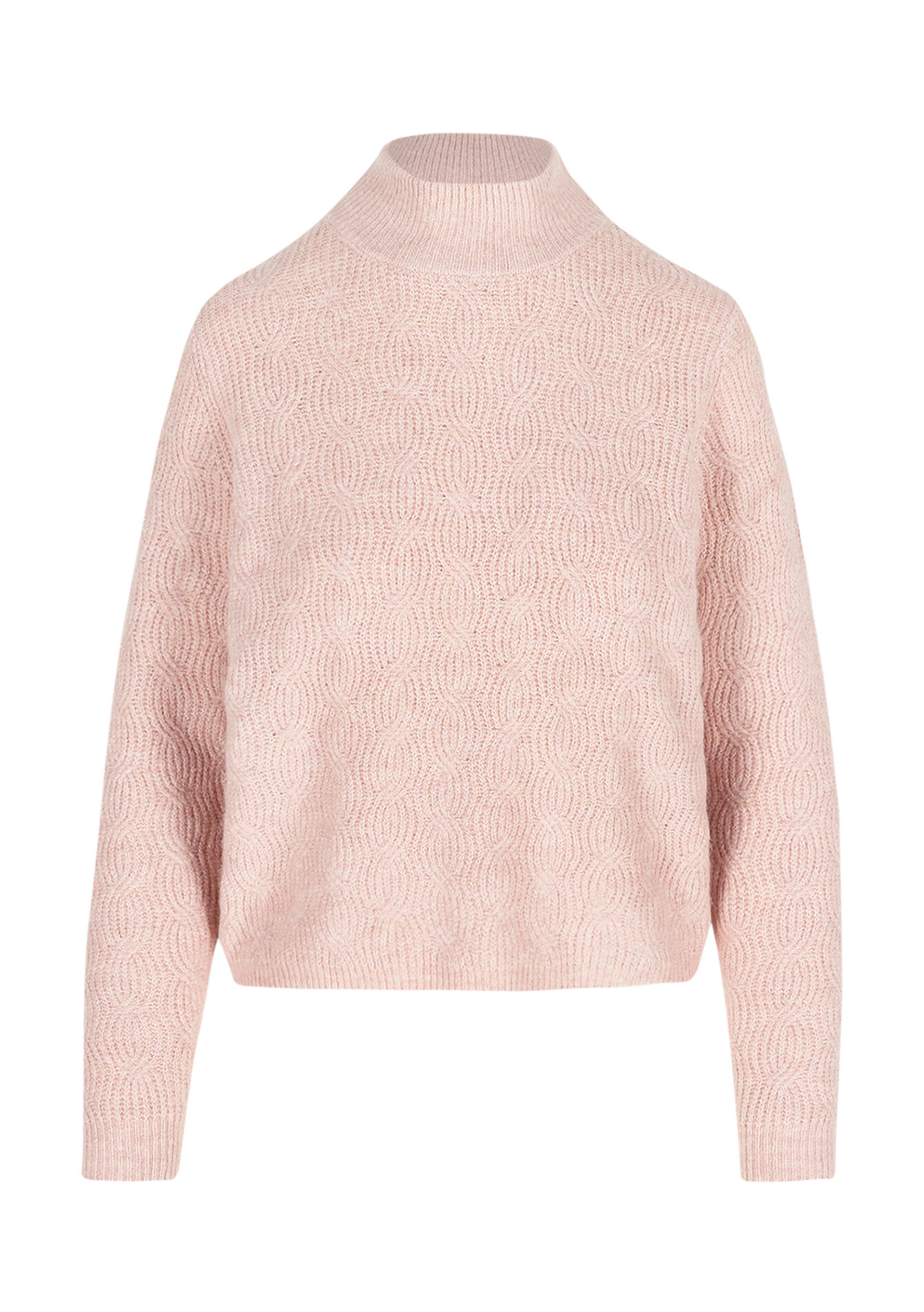 Zachte gebreide trui, Zachte gebreide trui - NUDE PINK - 04006938_1301