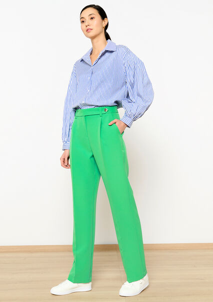 Dress trousers - GREEN APPLE  - 06100596_1783