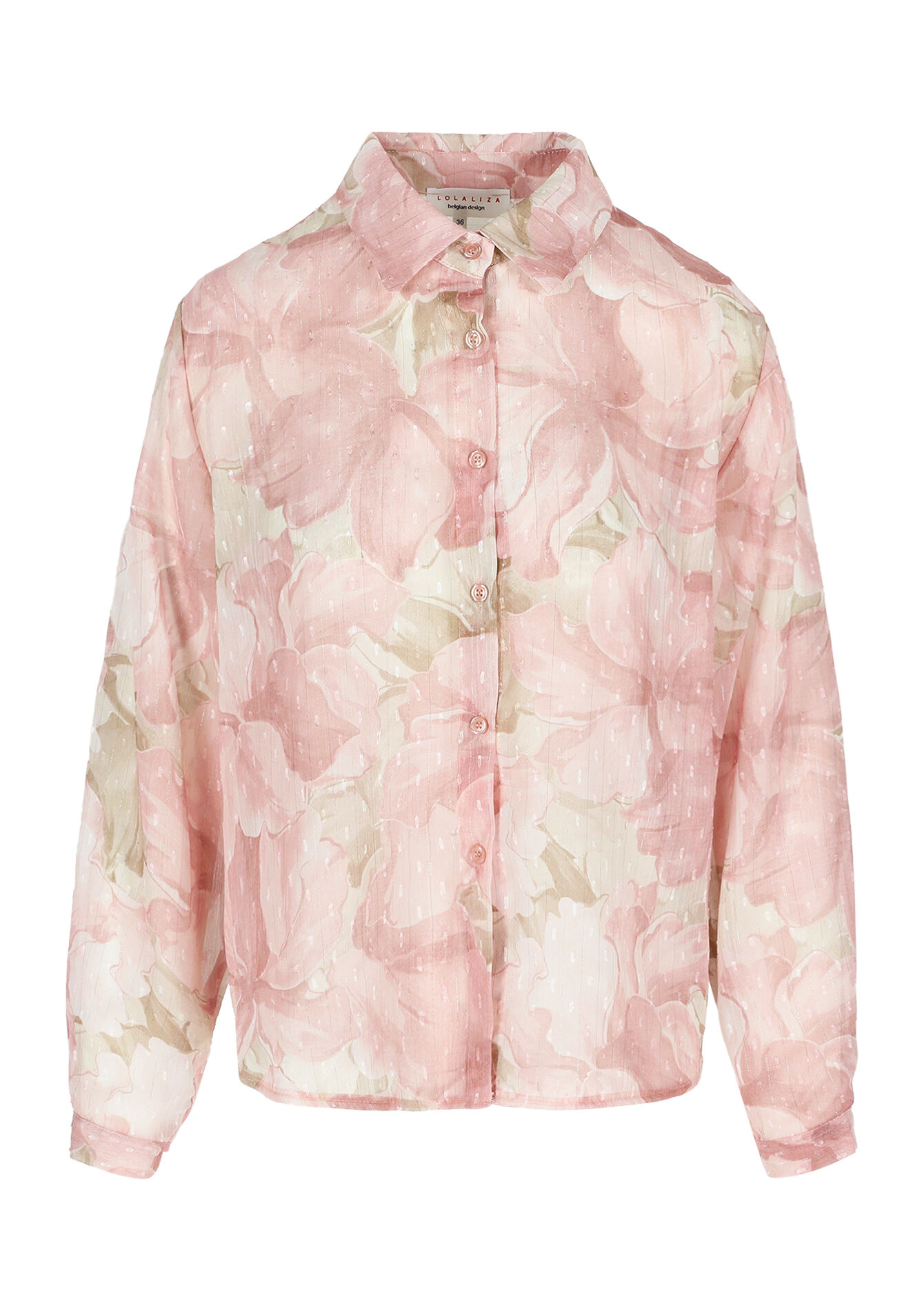 Luchtige bloemenblouse - COSMETIC PINK - 05702933_5733