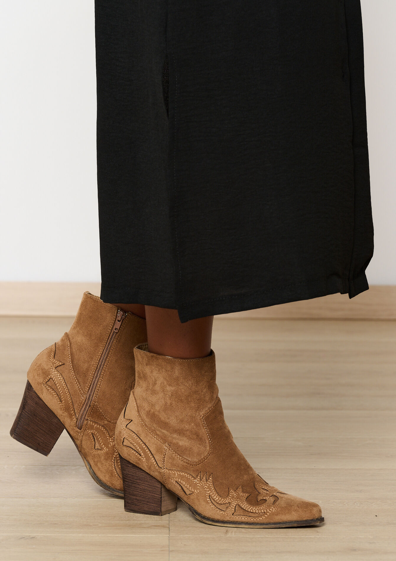 Bottines cowboy, Bottines cowboy - CAMEL CINNAMON - 13100258_3835