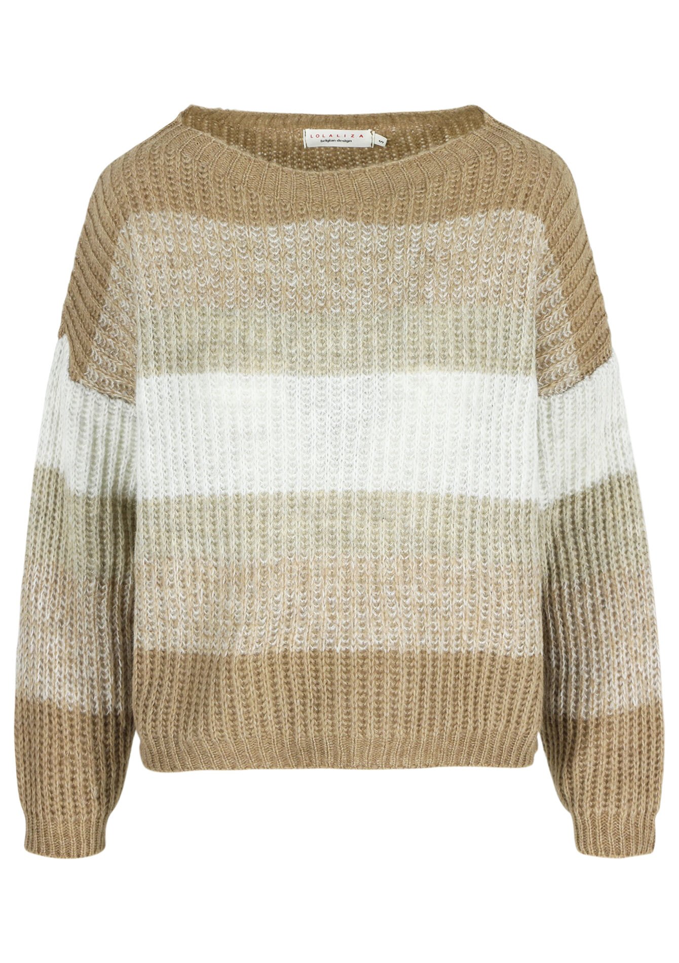 Trui met colourblock, Trui met colourblock - TAUPE - 04006682_1021