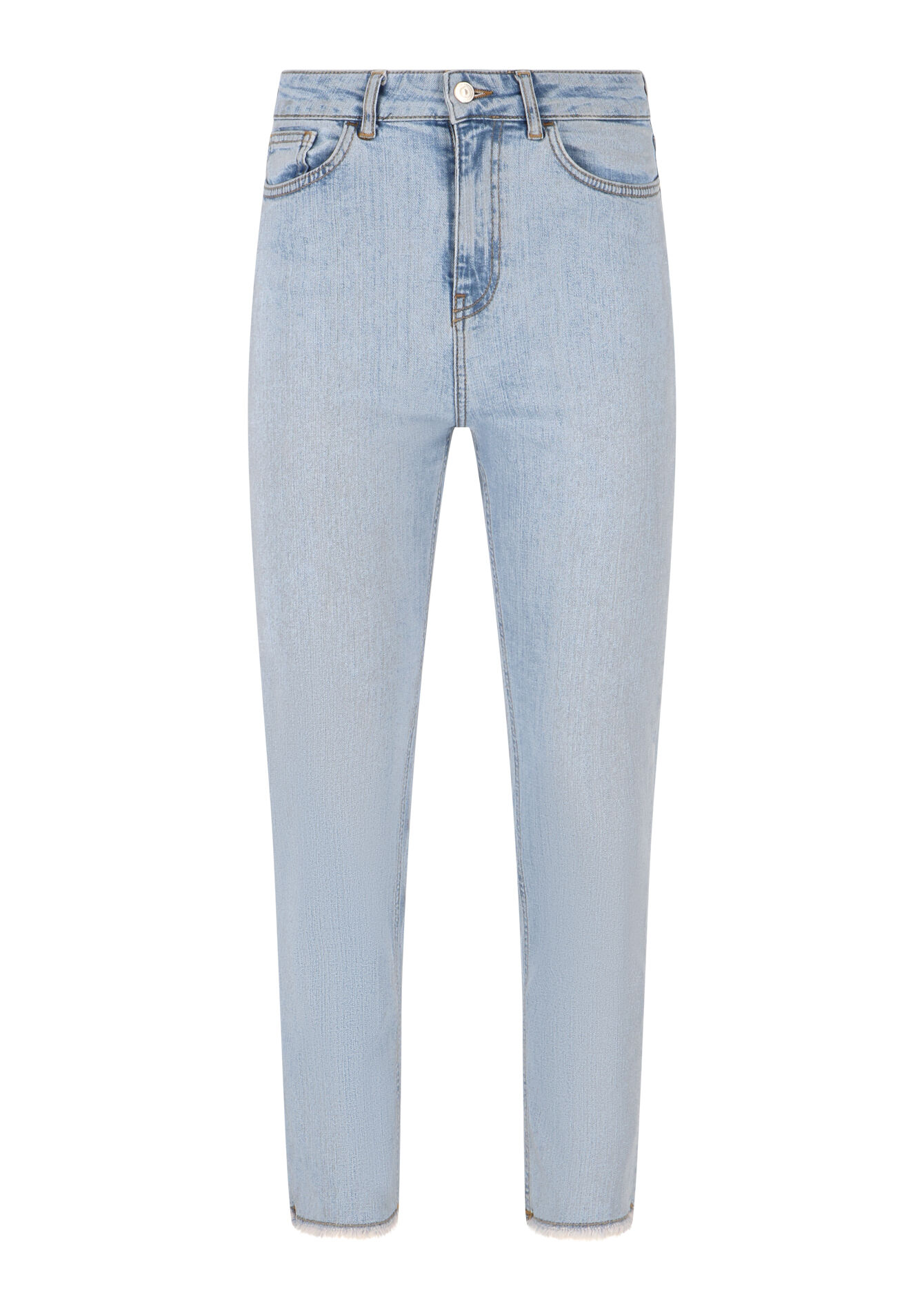 Rechte jeans, Rechte jeans - BLUE BLEACHED - 22000466