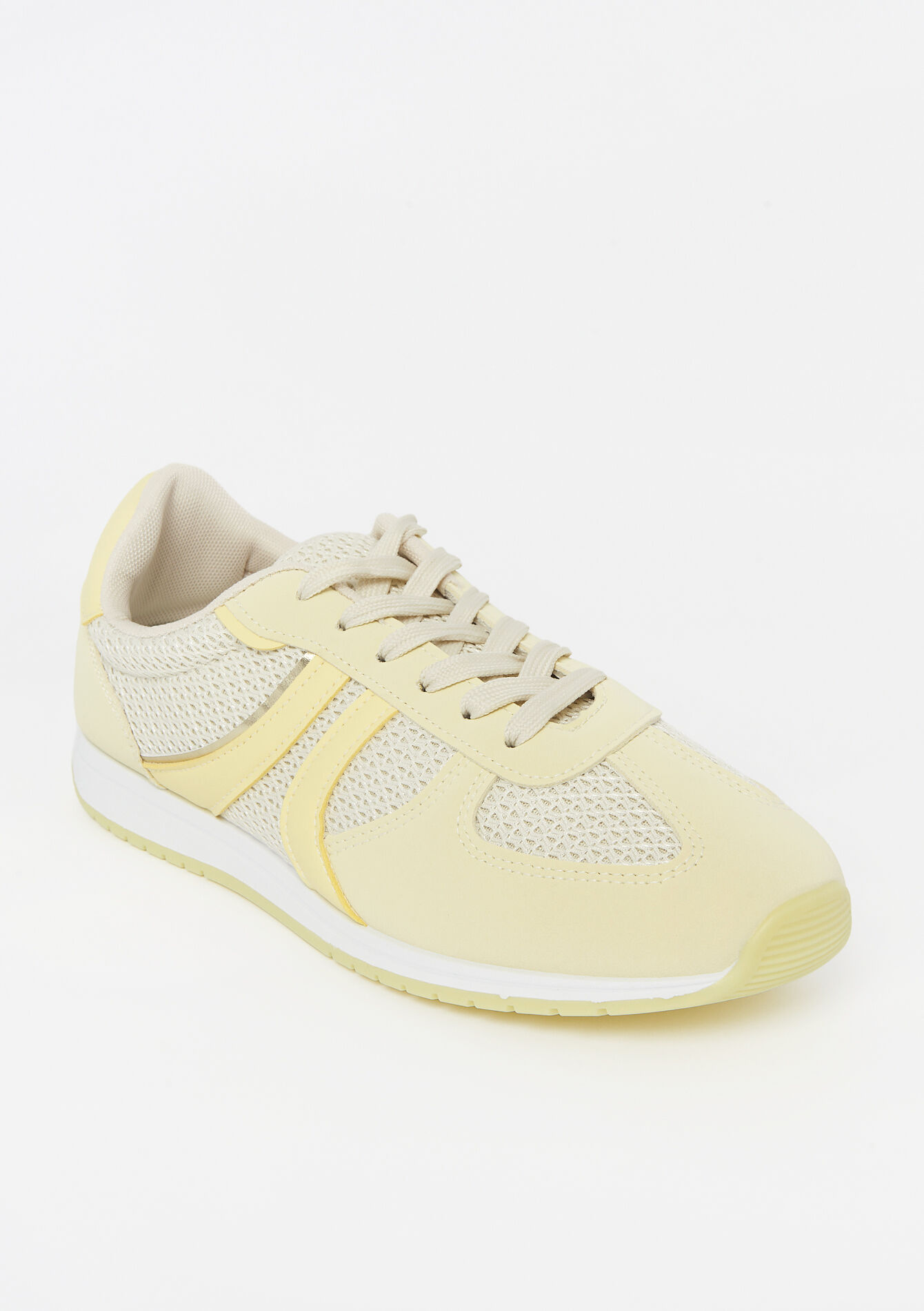 Basket bi-matière - YELLOW PASTEL - 13000845_5004